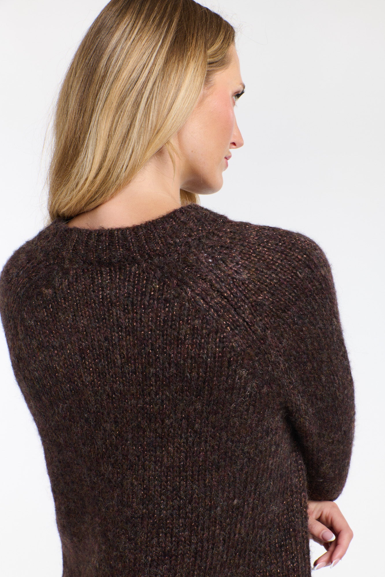 CLEO ESPRESSO LUREX KNIT