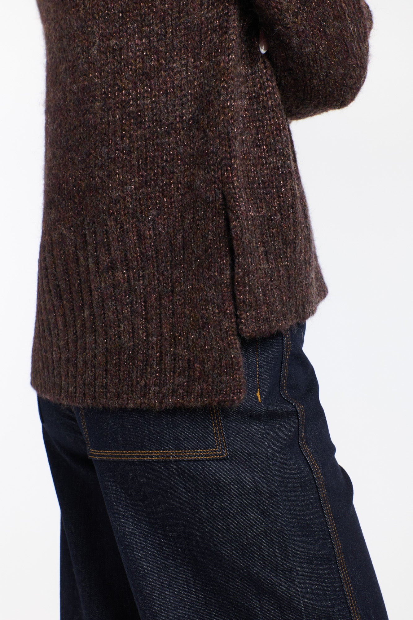 CLEO ESPRESSO LUREX KNIT