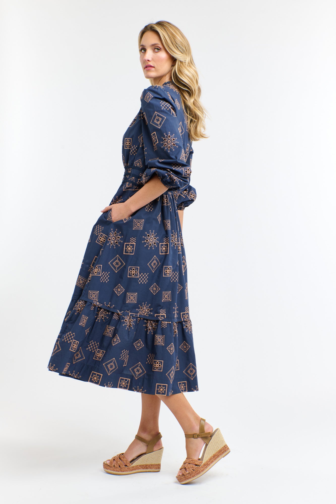 MANDALA DRESS INDIGO