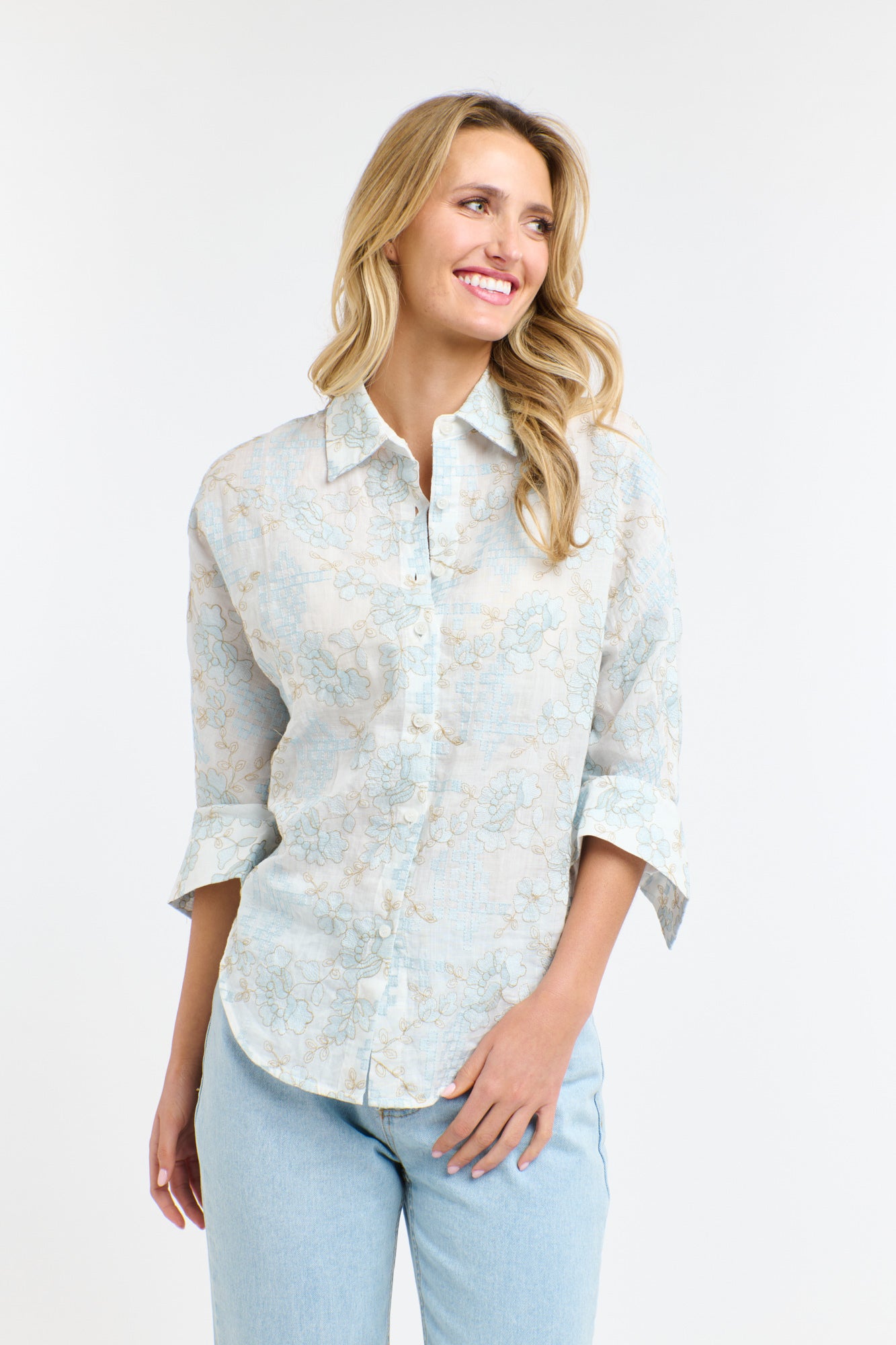 AMELIA EMBROIDERED SHIRT