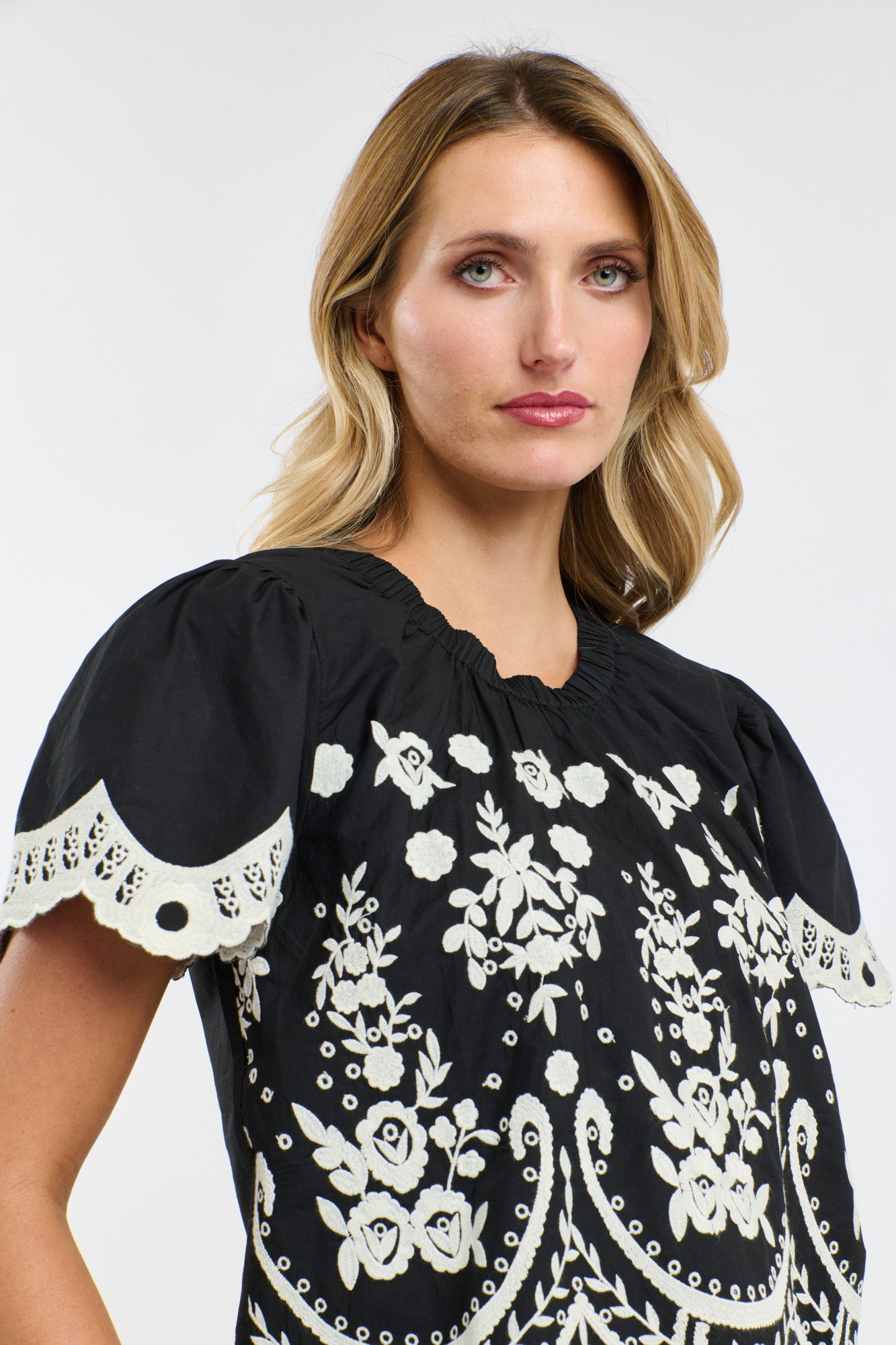 MARNI EMBROIDERED TOP