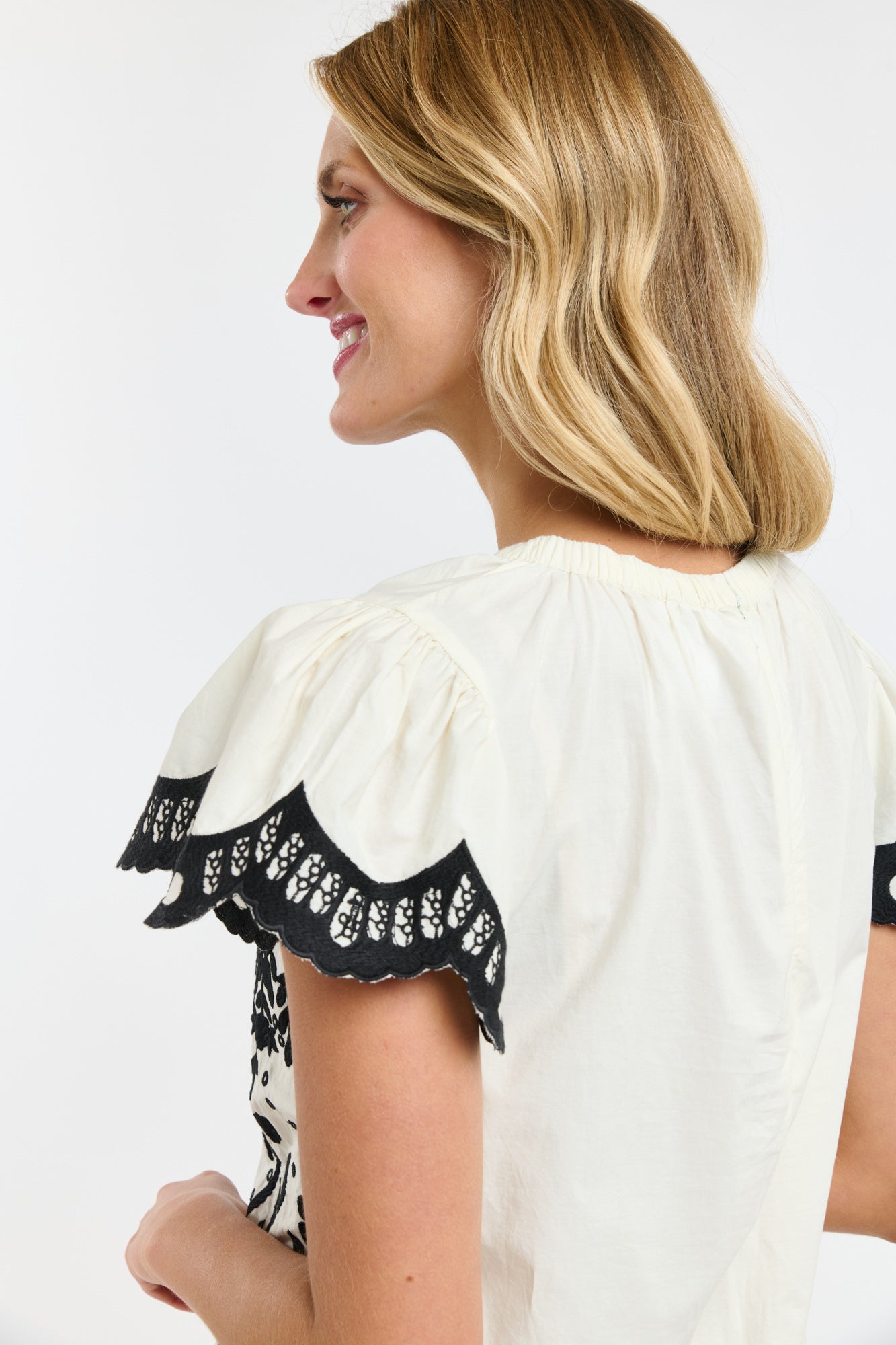 MARNI EMBROIDERED TOP