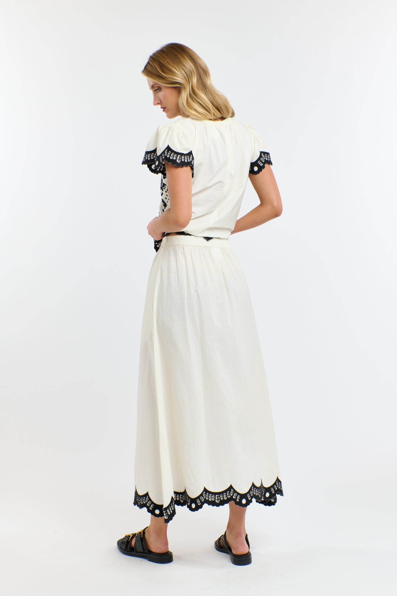 MARNI EMBROIDERED SKIRT