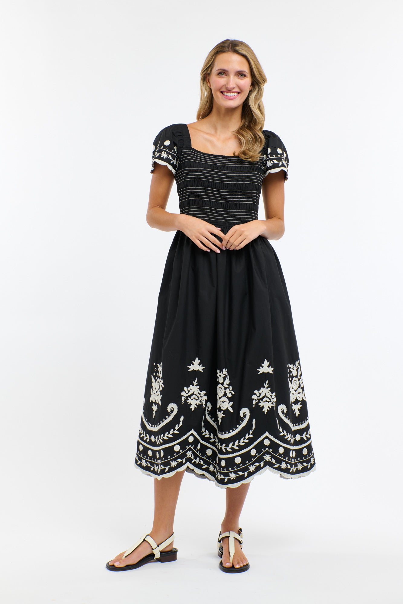 MARNI EMBROIDERED DRESS