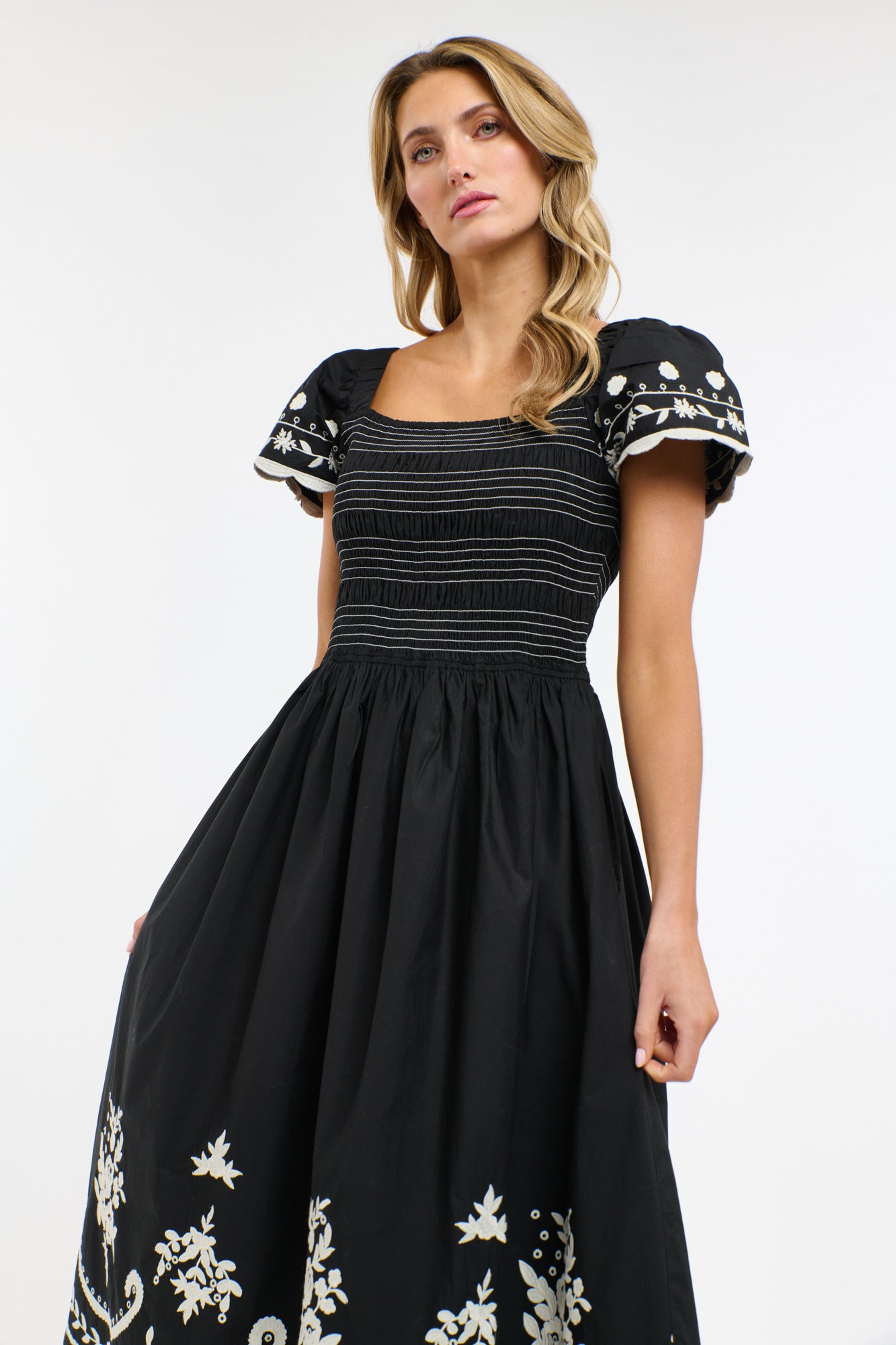 MARNI EMBROIDERED DRESS