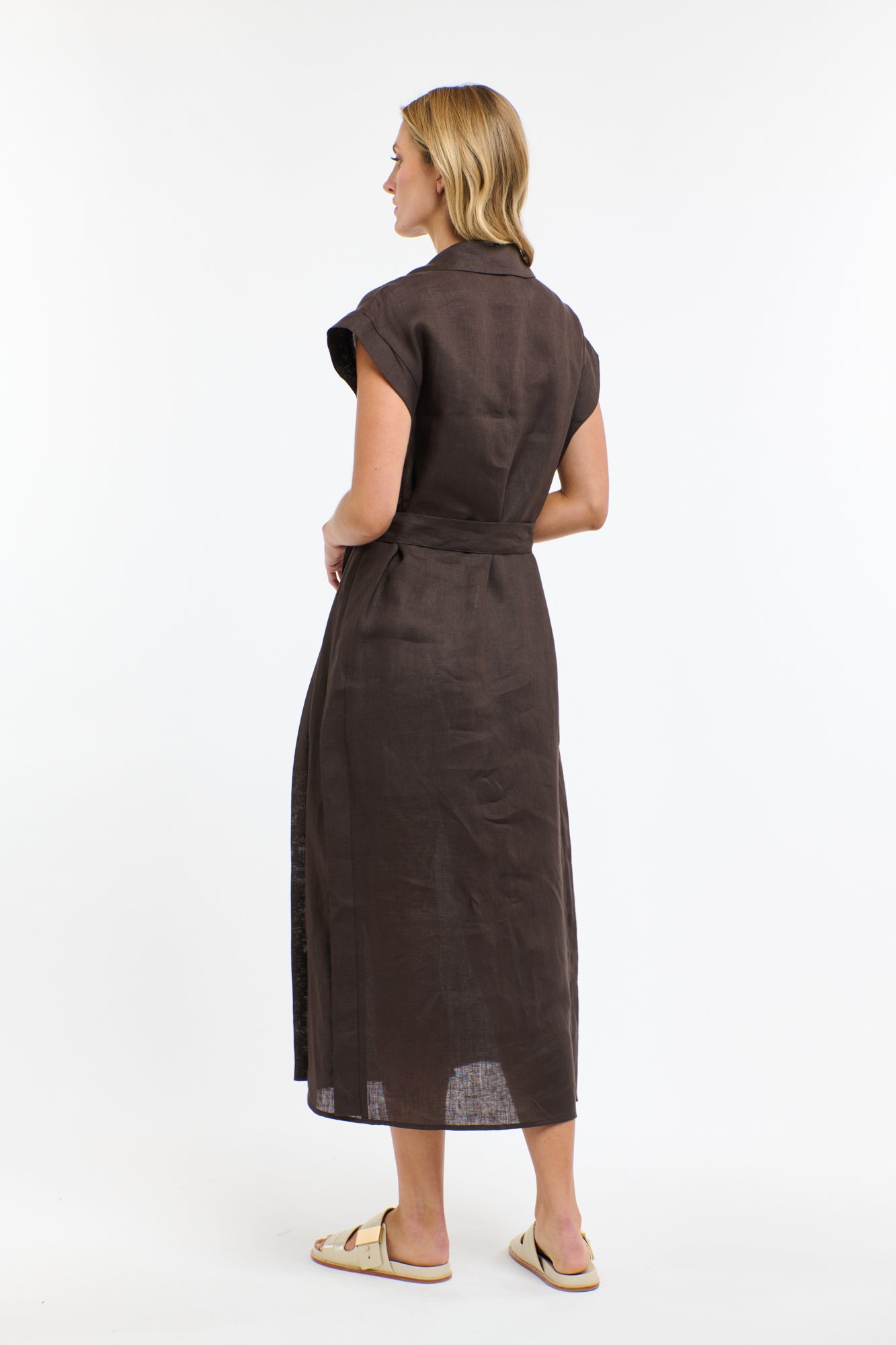 ESTIVO LINEN DRESS