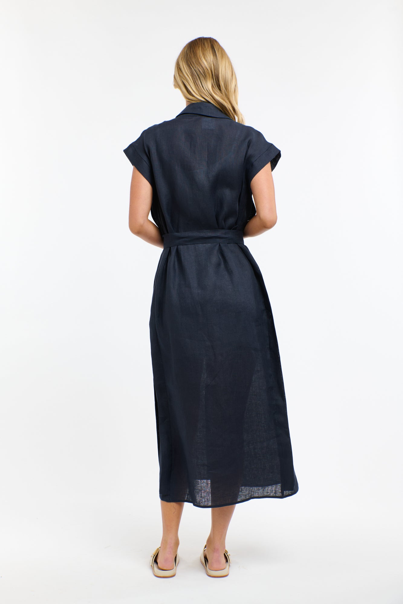 ESTIVO LINEN DRESS