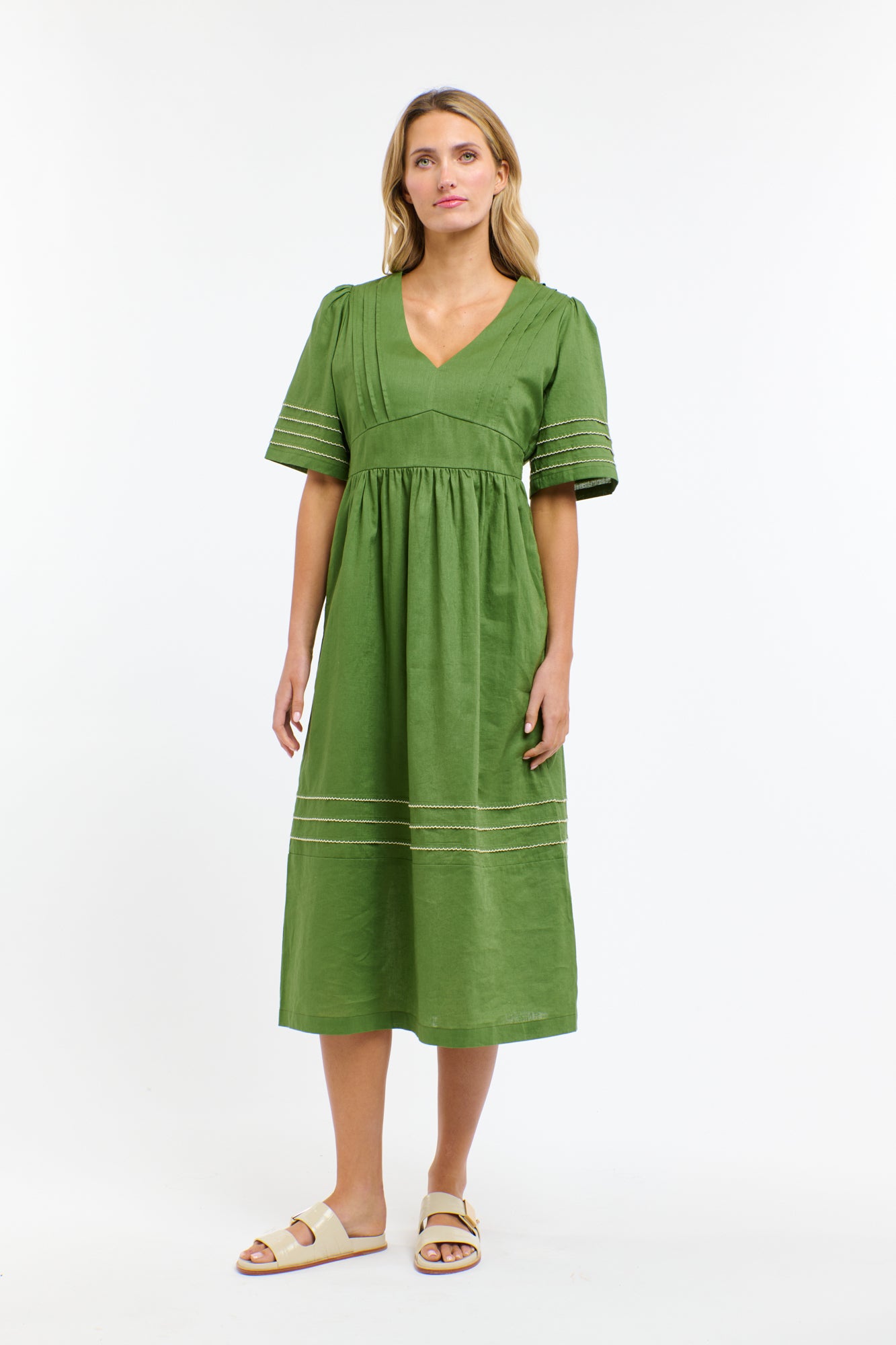 CHARLIE EDGE TRIM DRESS