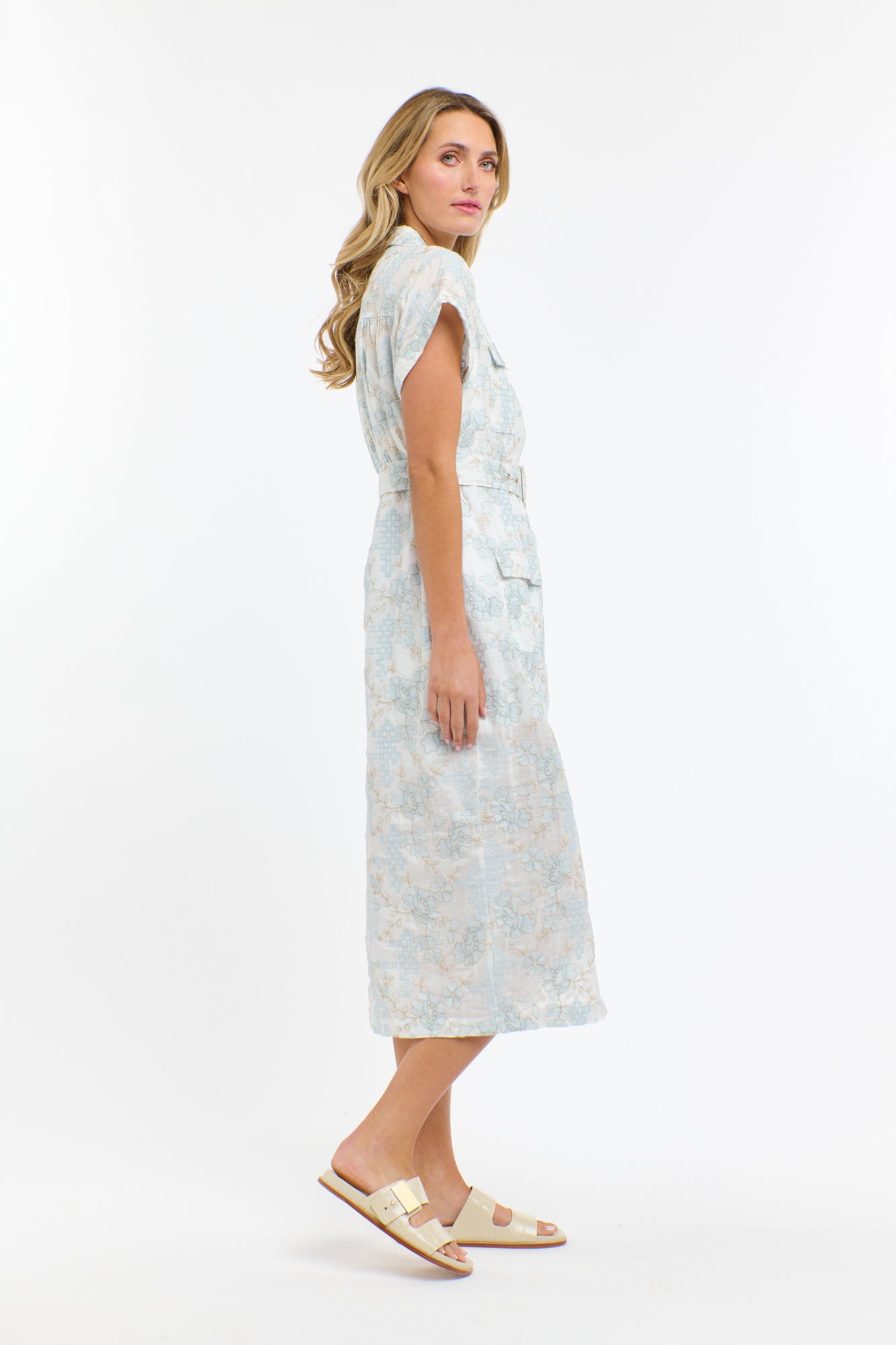 AMELIA EMBROIDERED DRESS