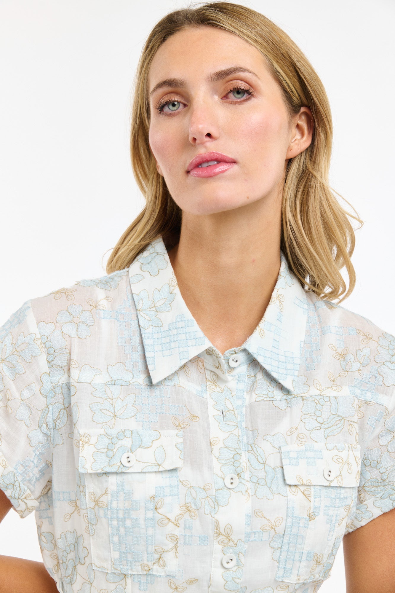 AMELIA EMBROIDERED DRESS