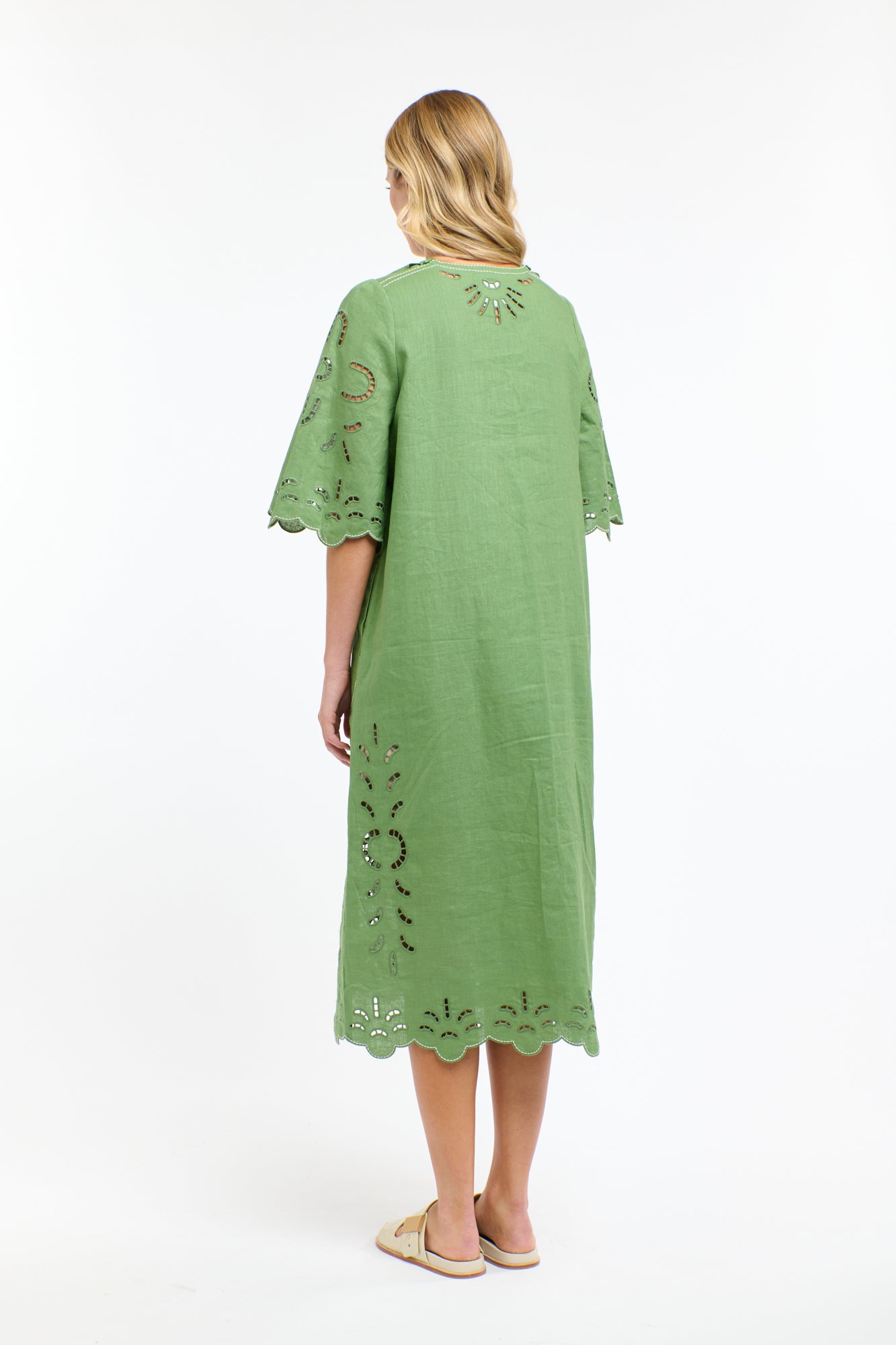 ANNIE EMBROIDERED DRESS