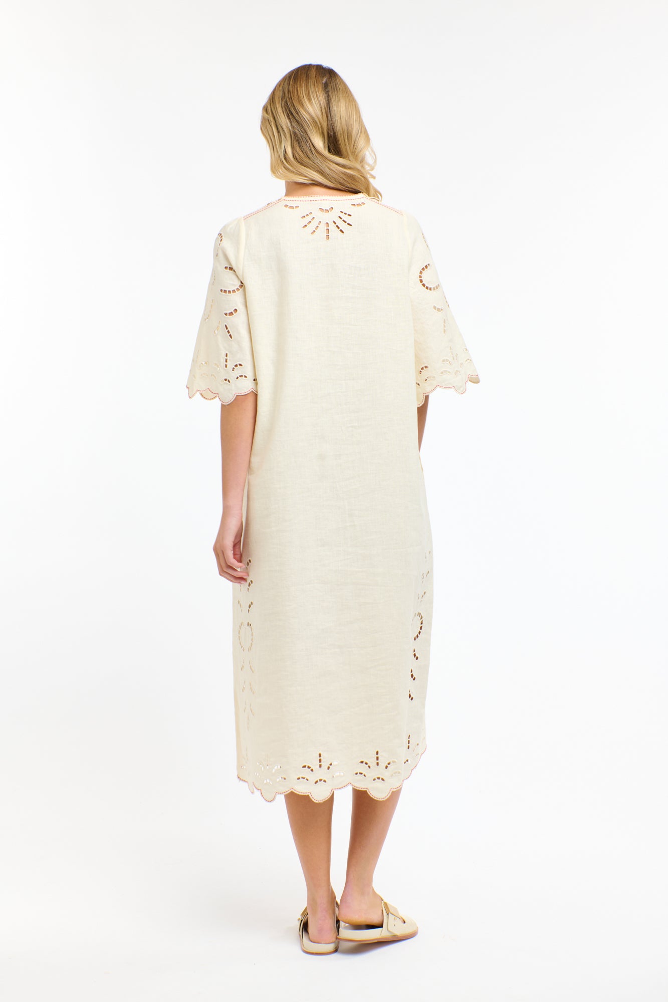 ANNIE EMBROIDERED DRESS