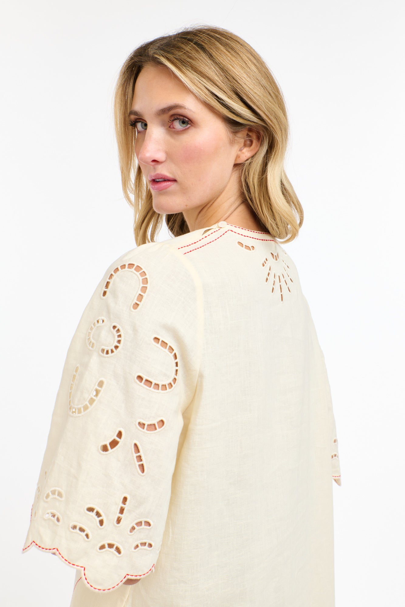 ANNIE EMBROIDERED DRESS