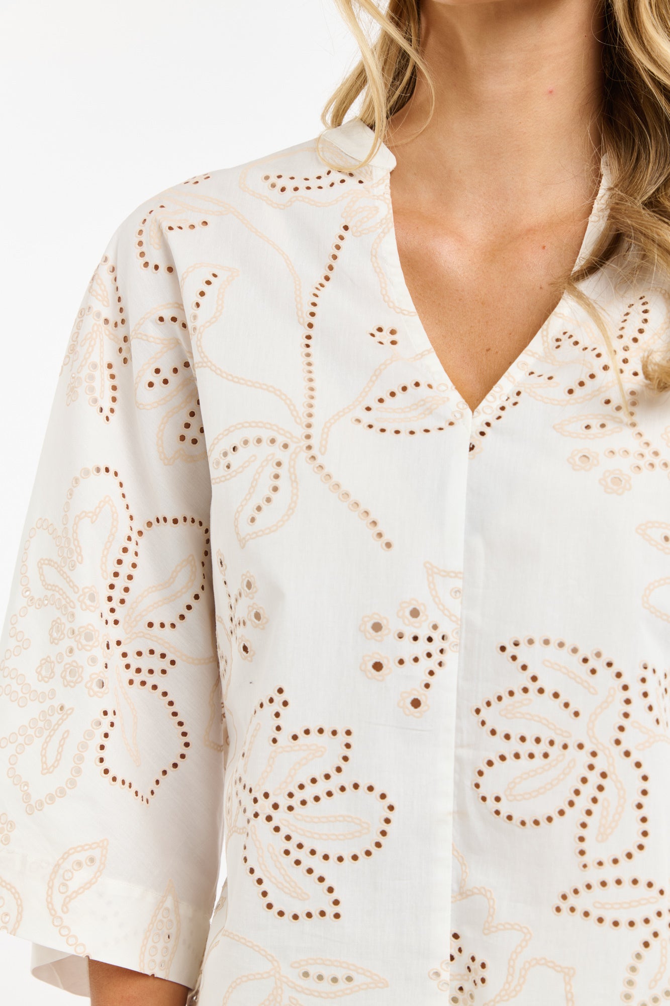 LANA WIDE SLEEVE TOP