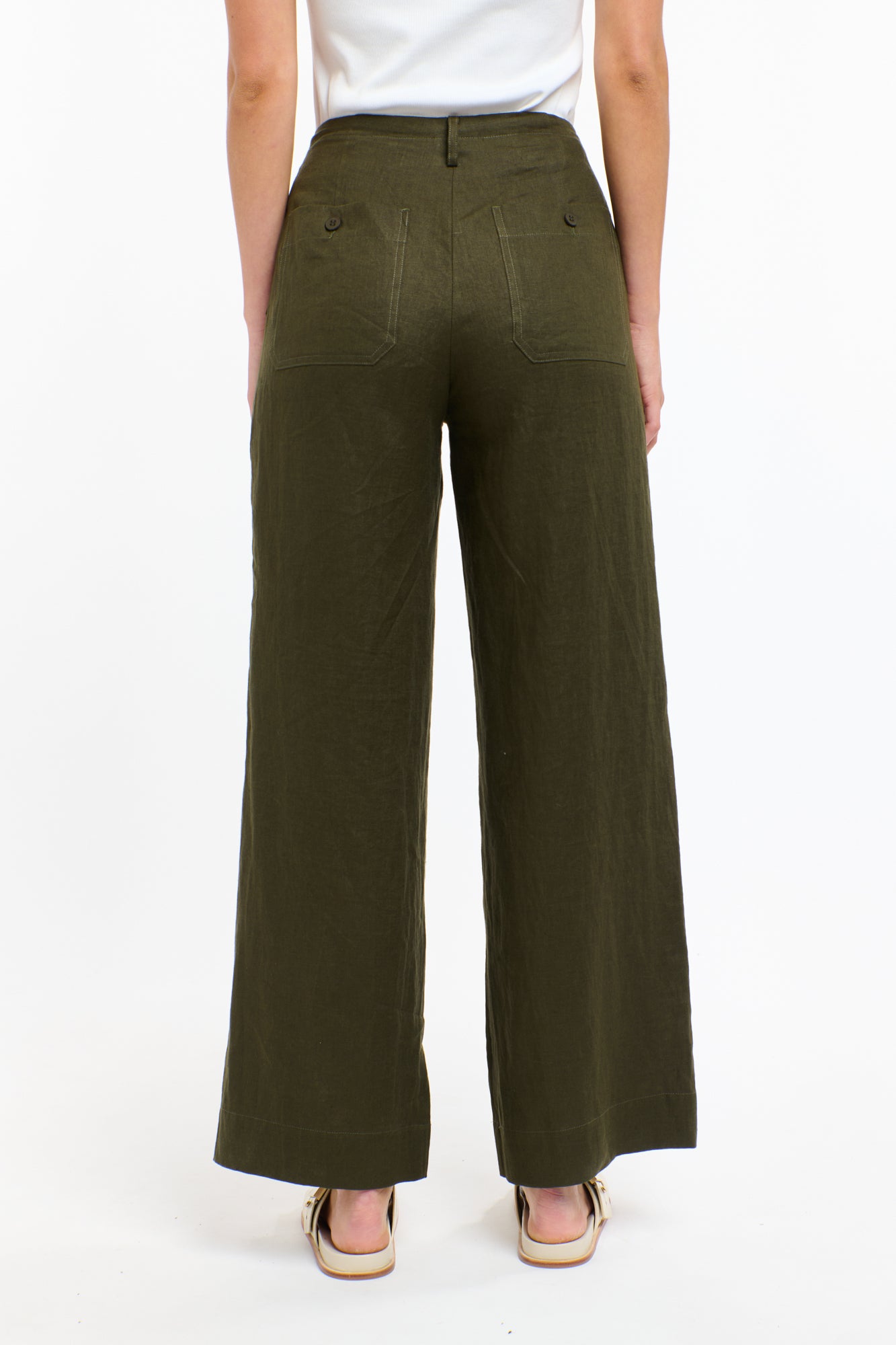 PERRY LINEN DRAWCORD PANT