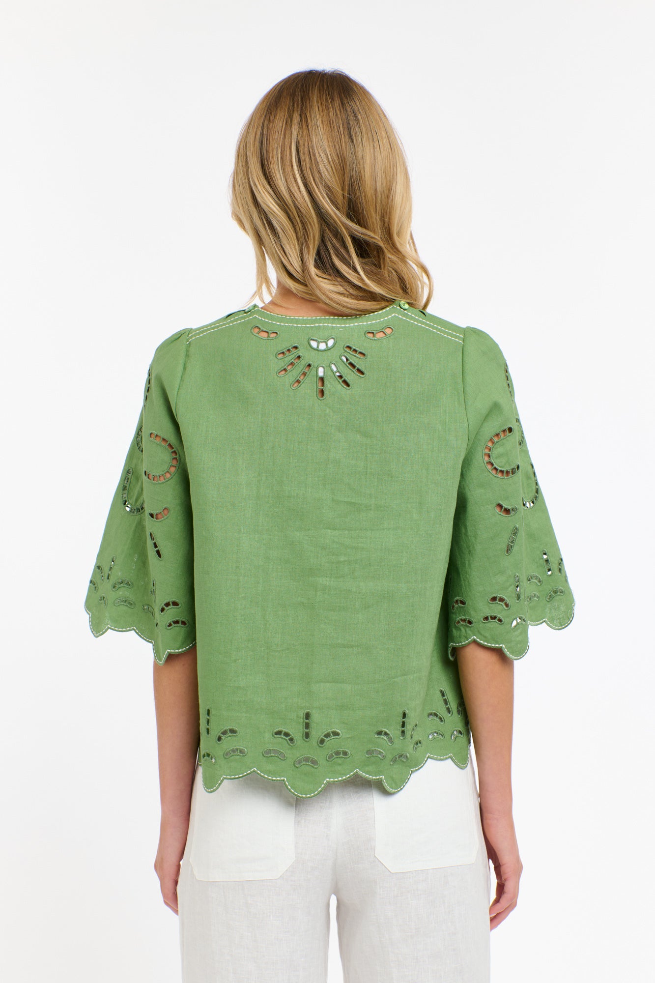 ANNIE EMBROIDERED TOP