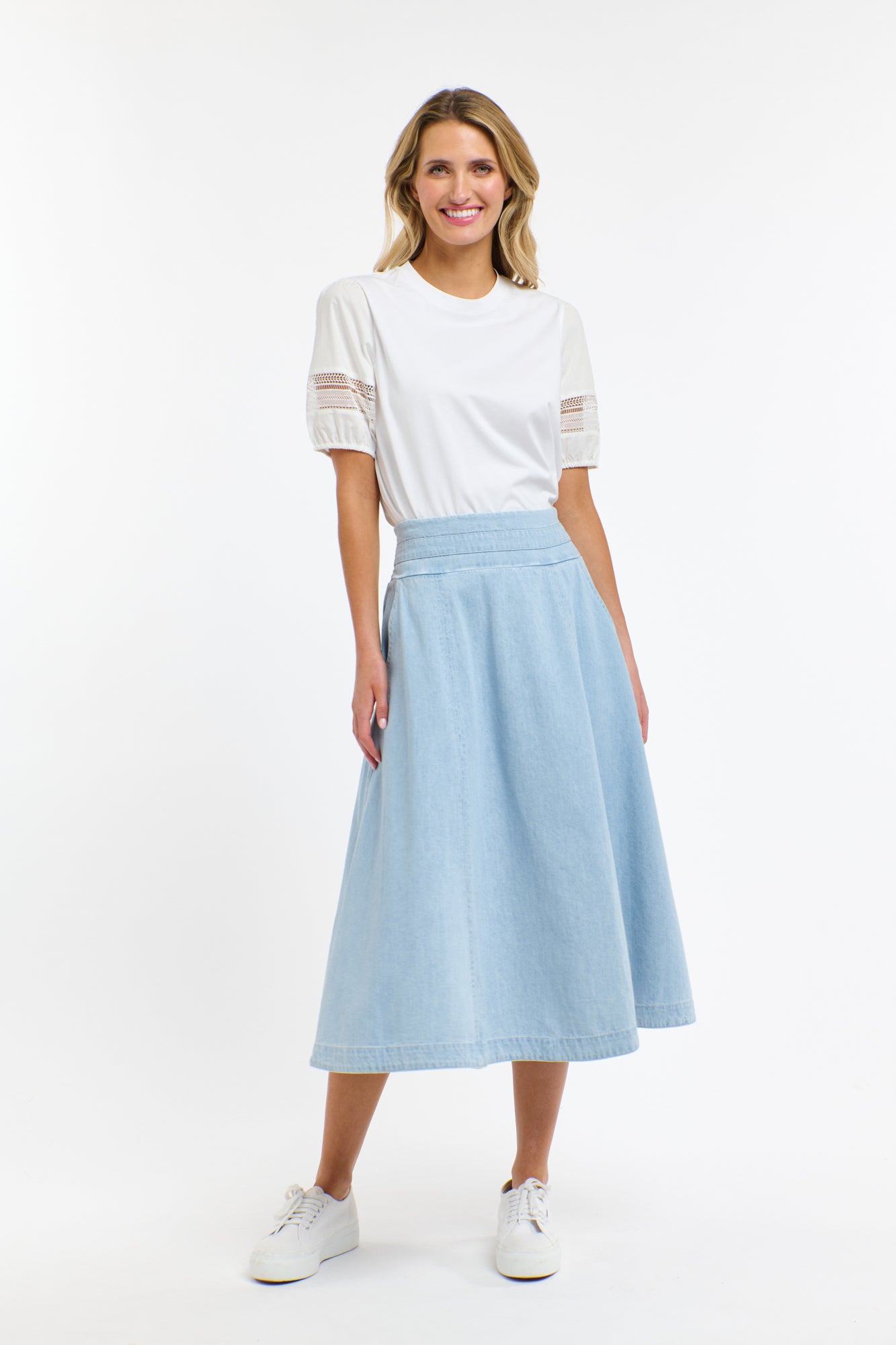 ALEX COTTON SLEEVE TEE