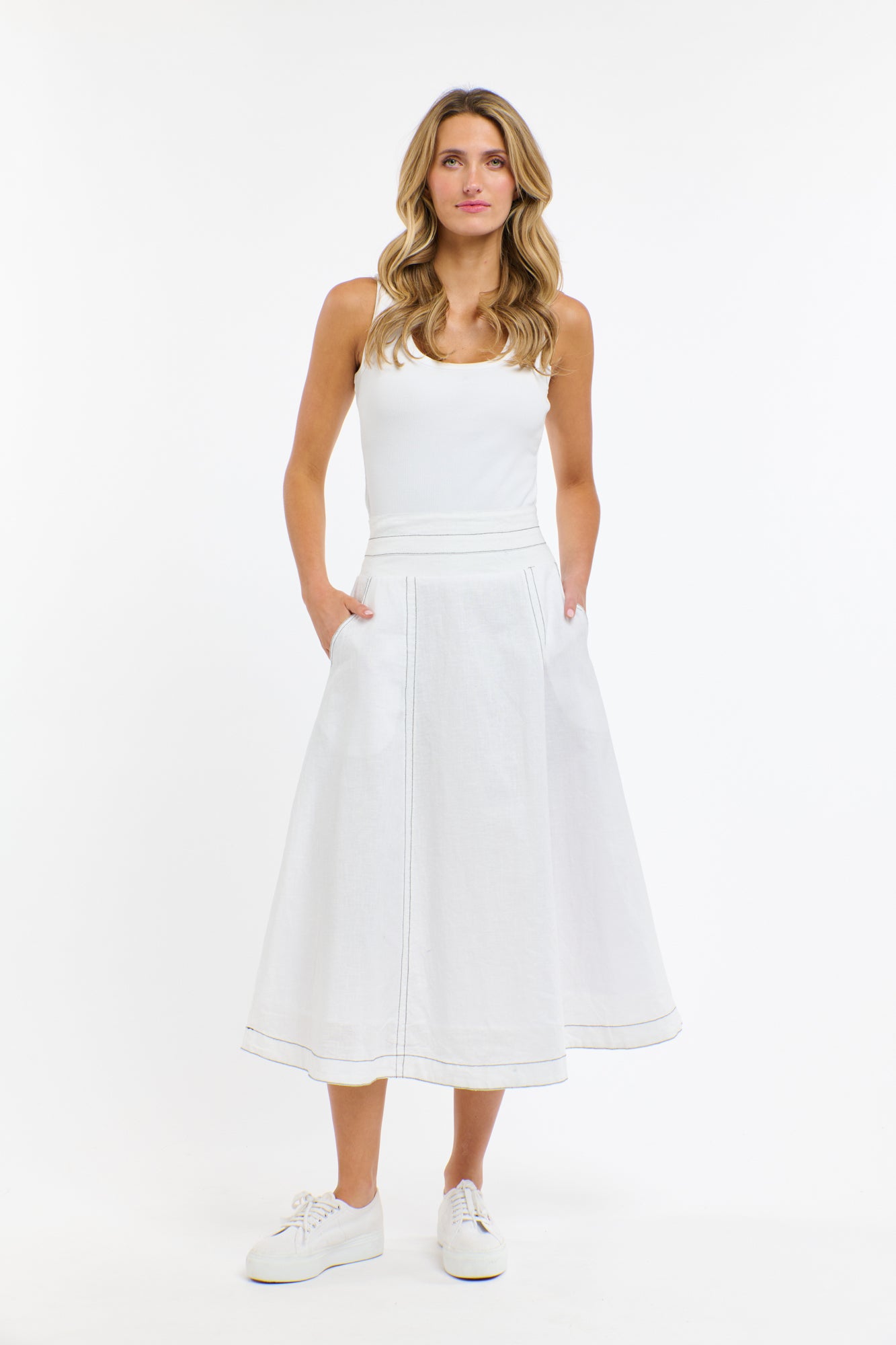 DAKOTA LINEN SKIRT