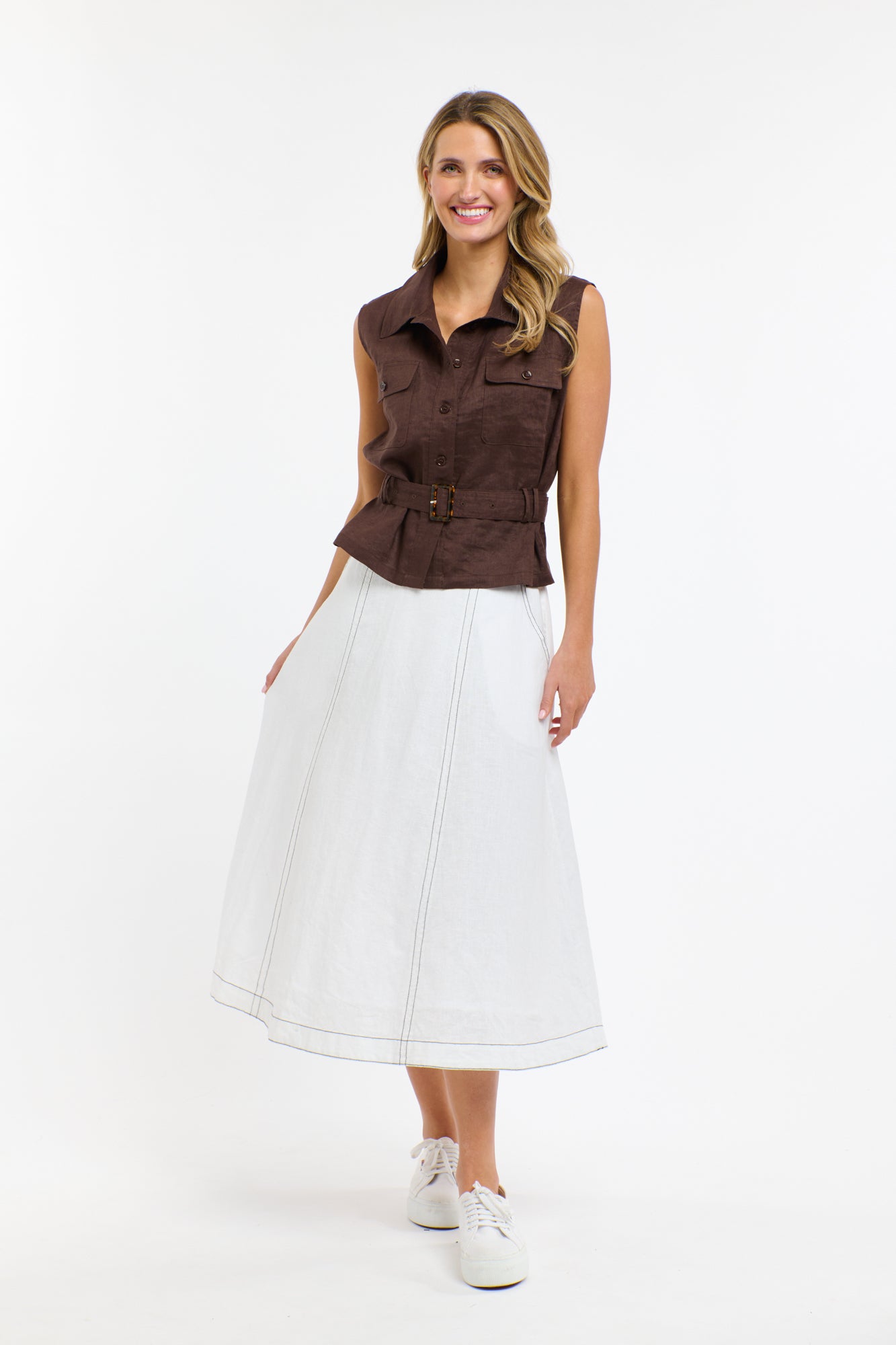 DAKOTA LINEN SKIRT