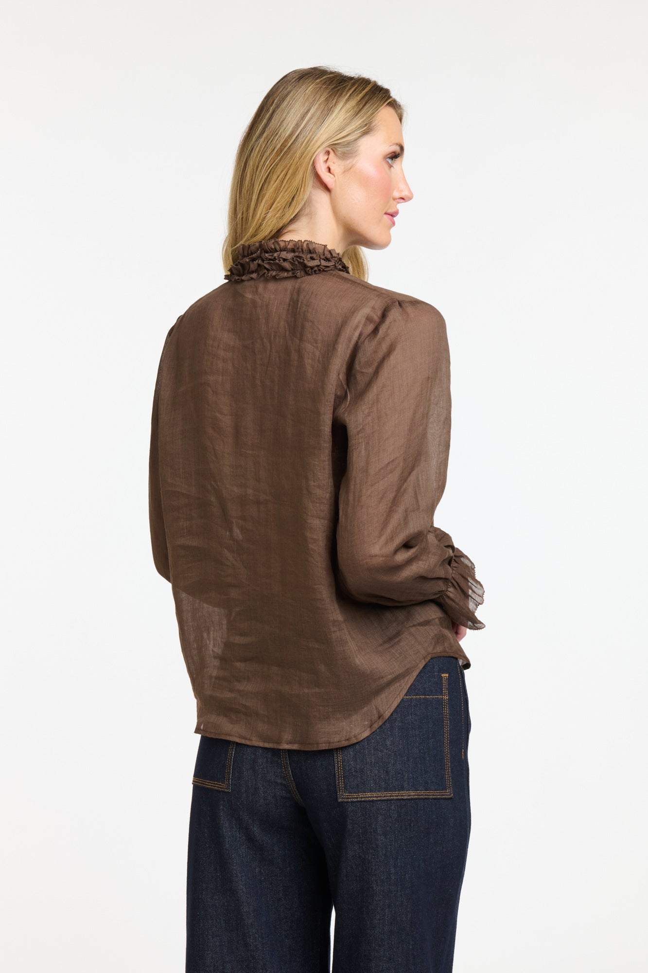VANESSA FRILL SHIRT