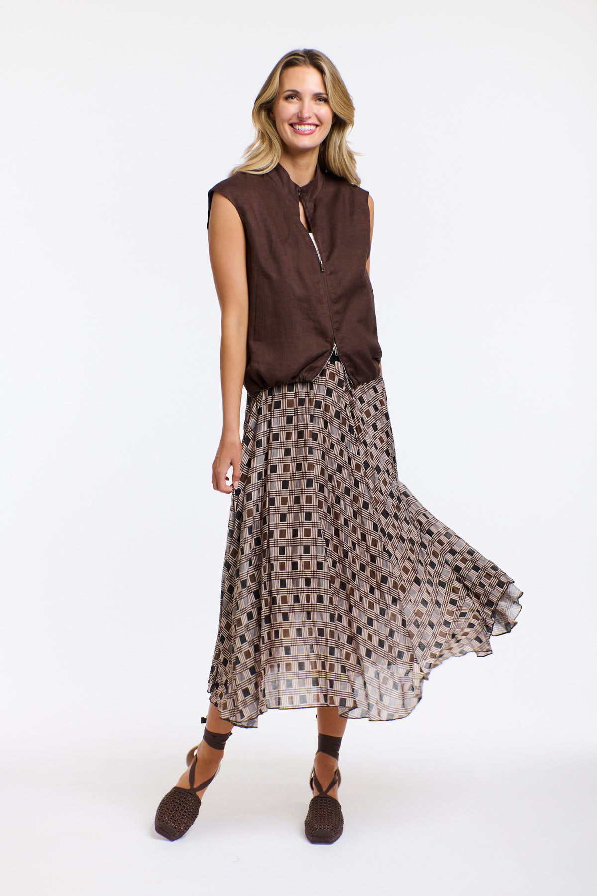 WESTWOOD CHECK SKIRT