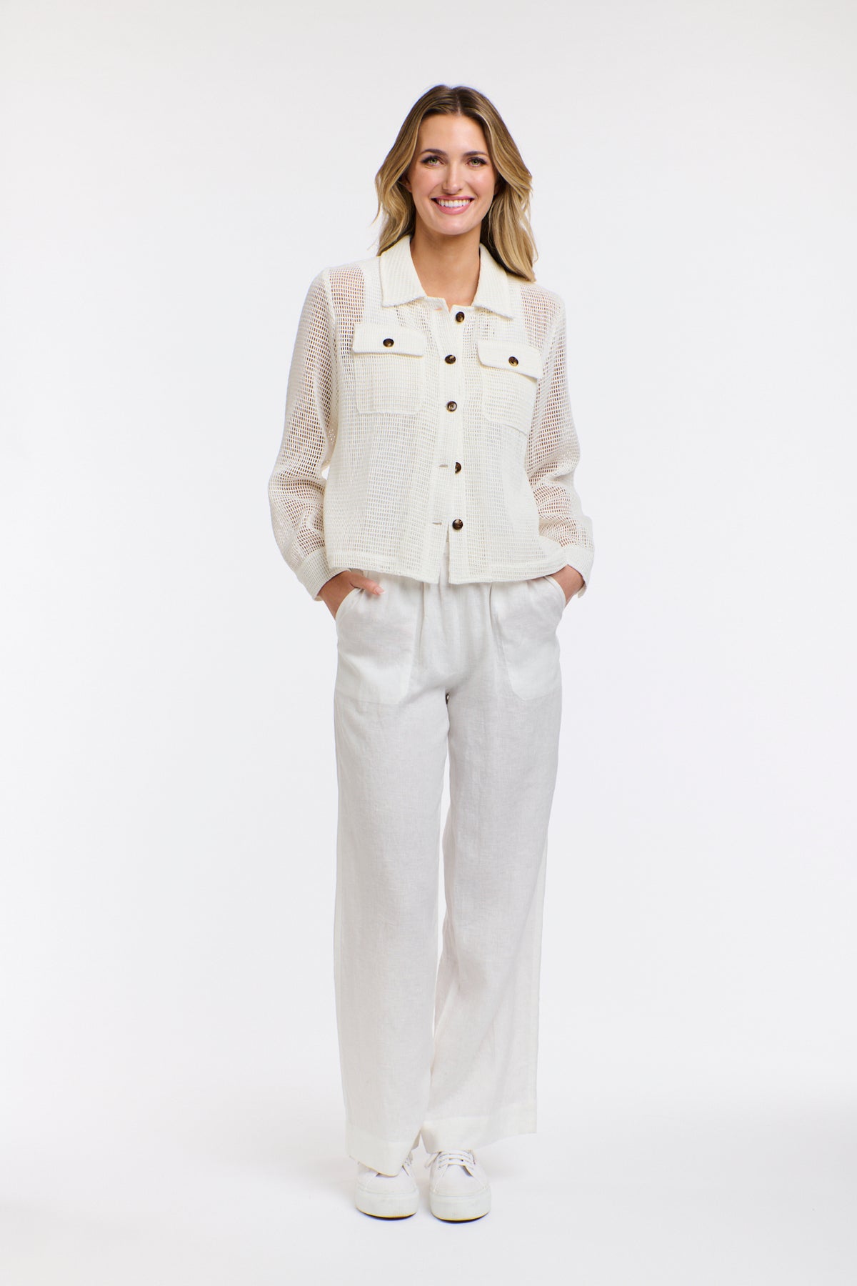 PERRY LINEN DRAWCORD PANT
