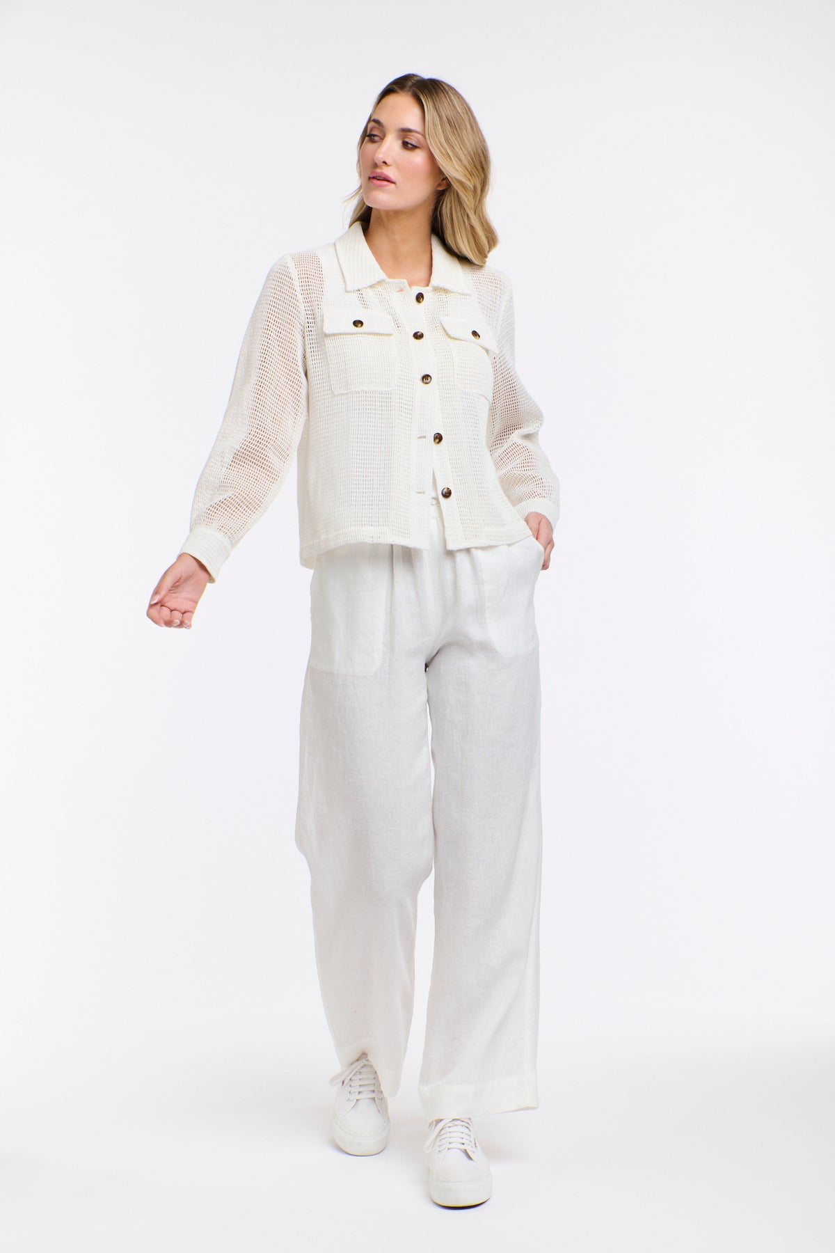 PERRY LINEN DRAWCORD PANT