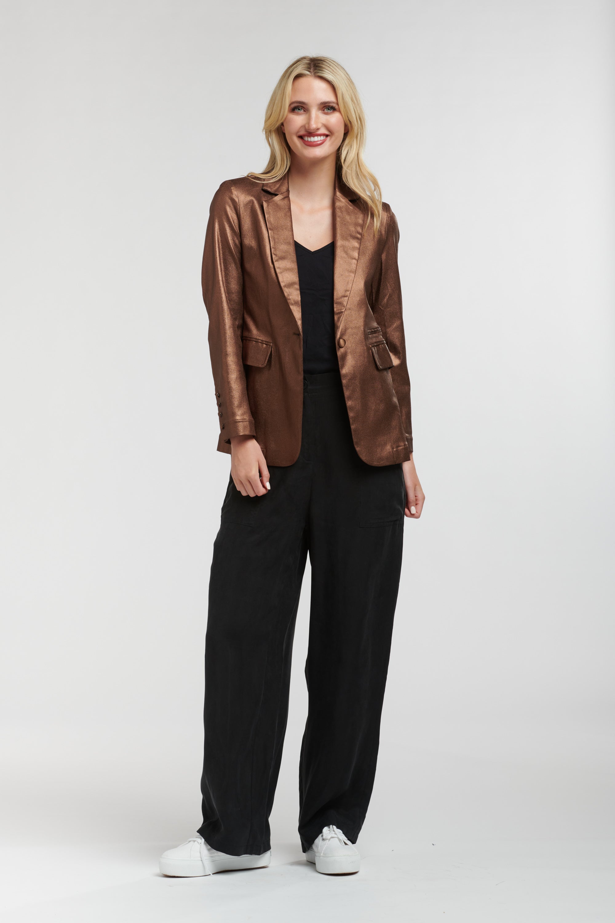 SHINE YOUR WAY BLAZER COPPER