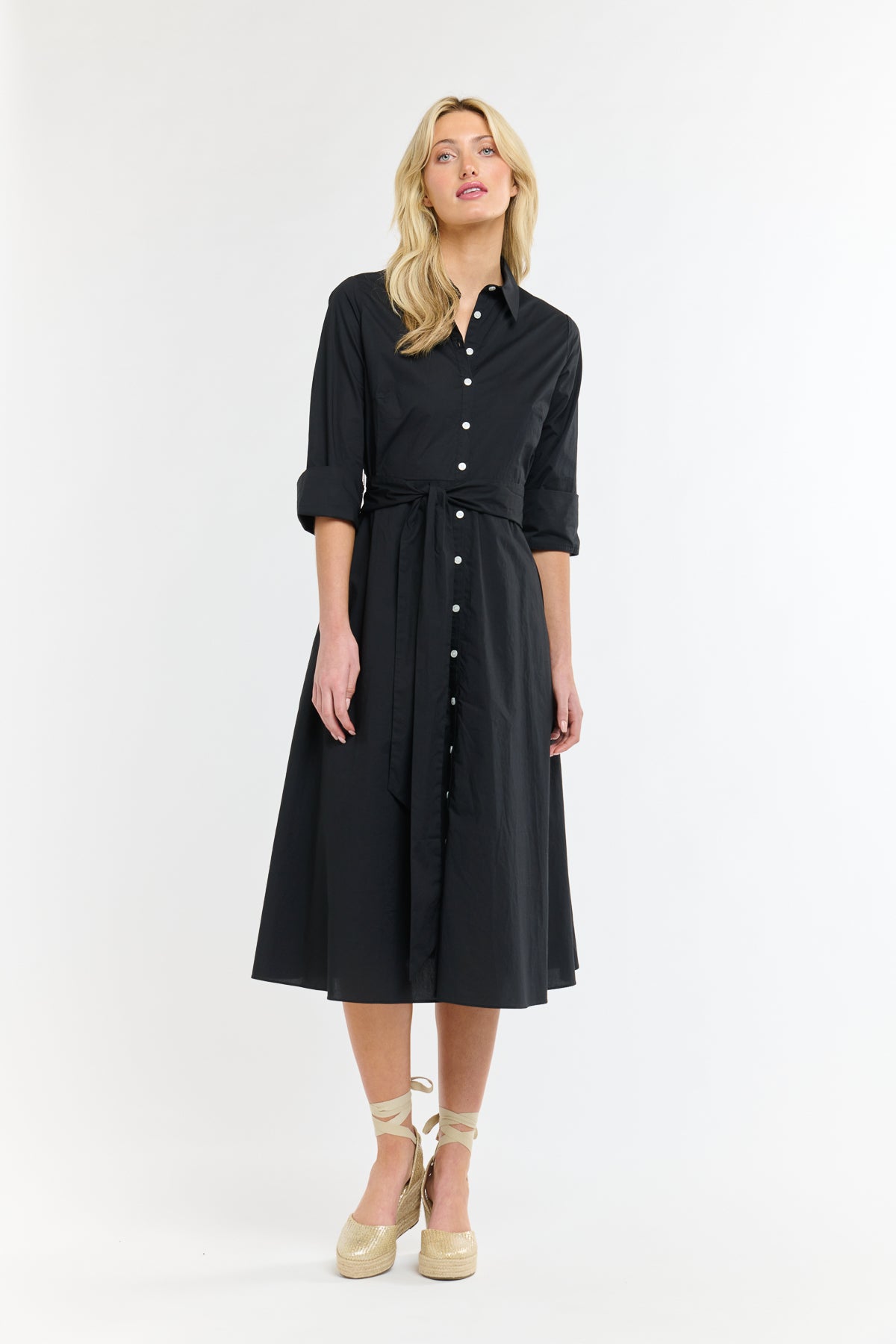 GRACE SHIRTDRESS BLACK