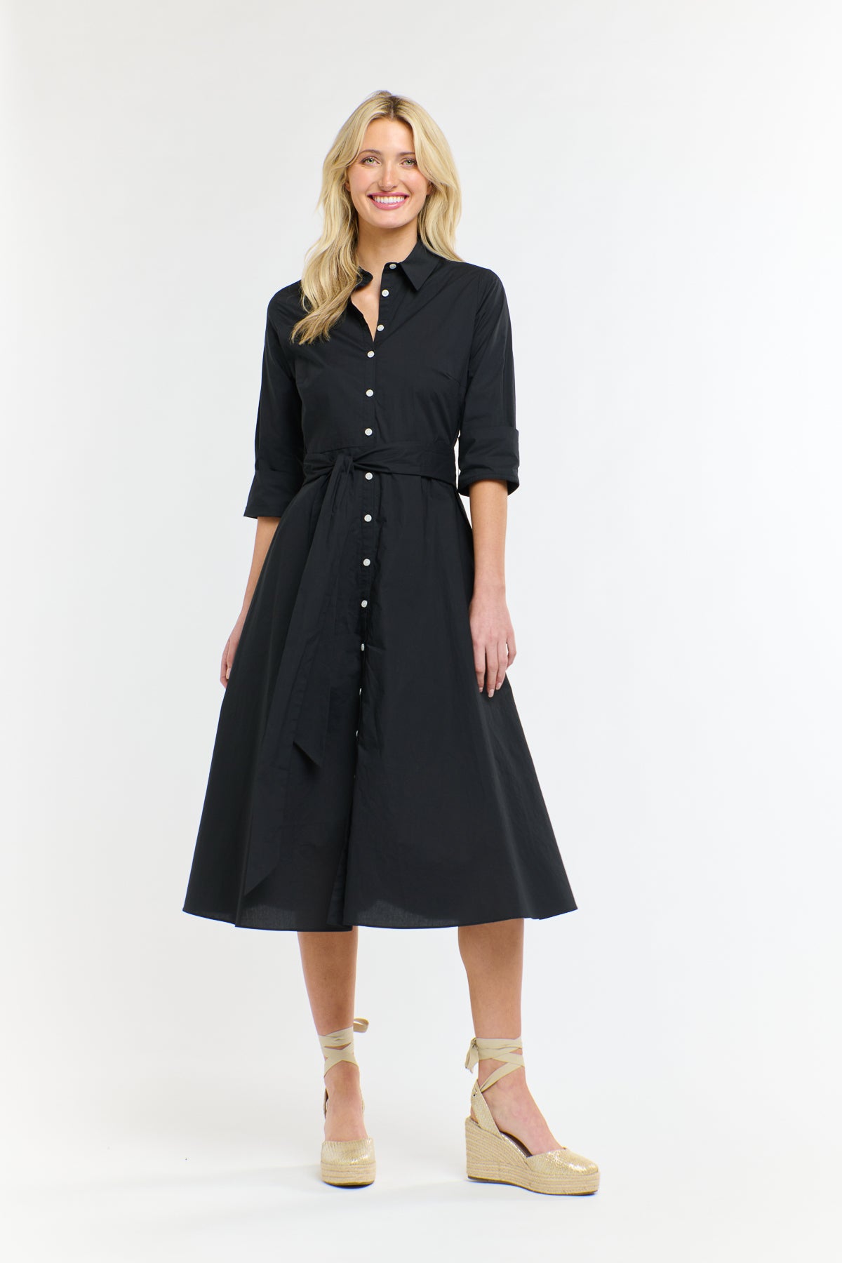 GRACE SHIRTDRESS BLACK
