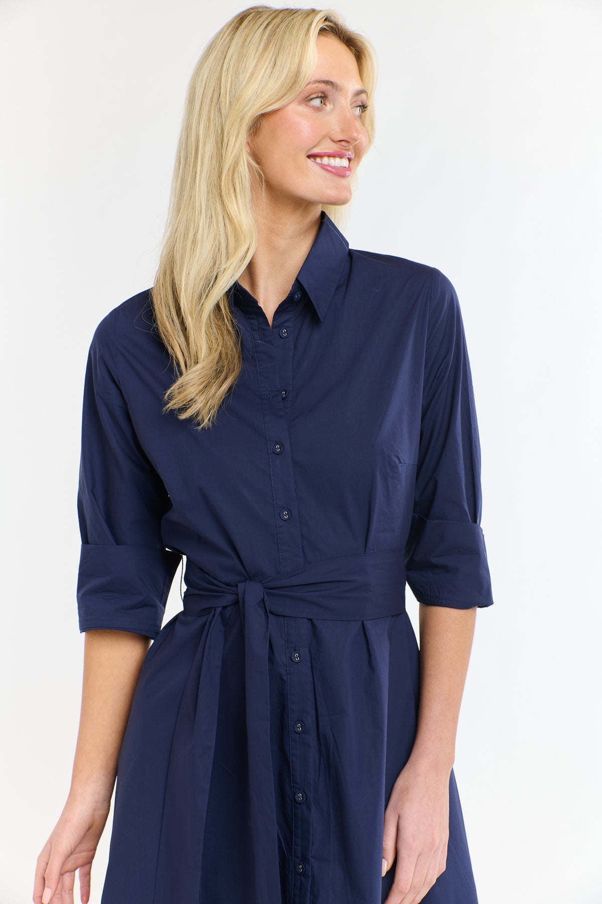 GRACE SHIRTDRESS NAVY
