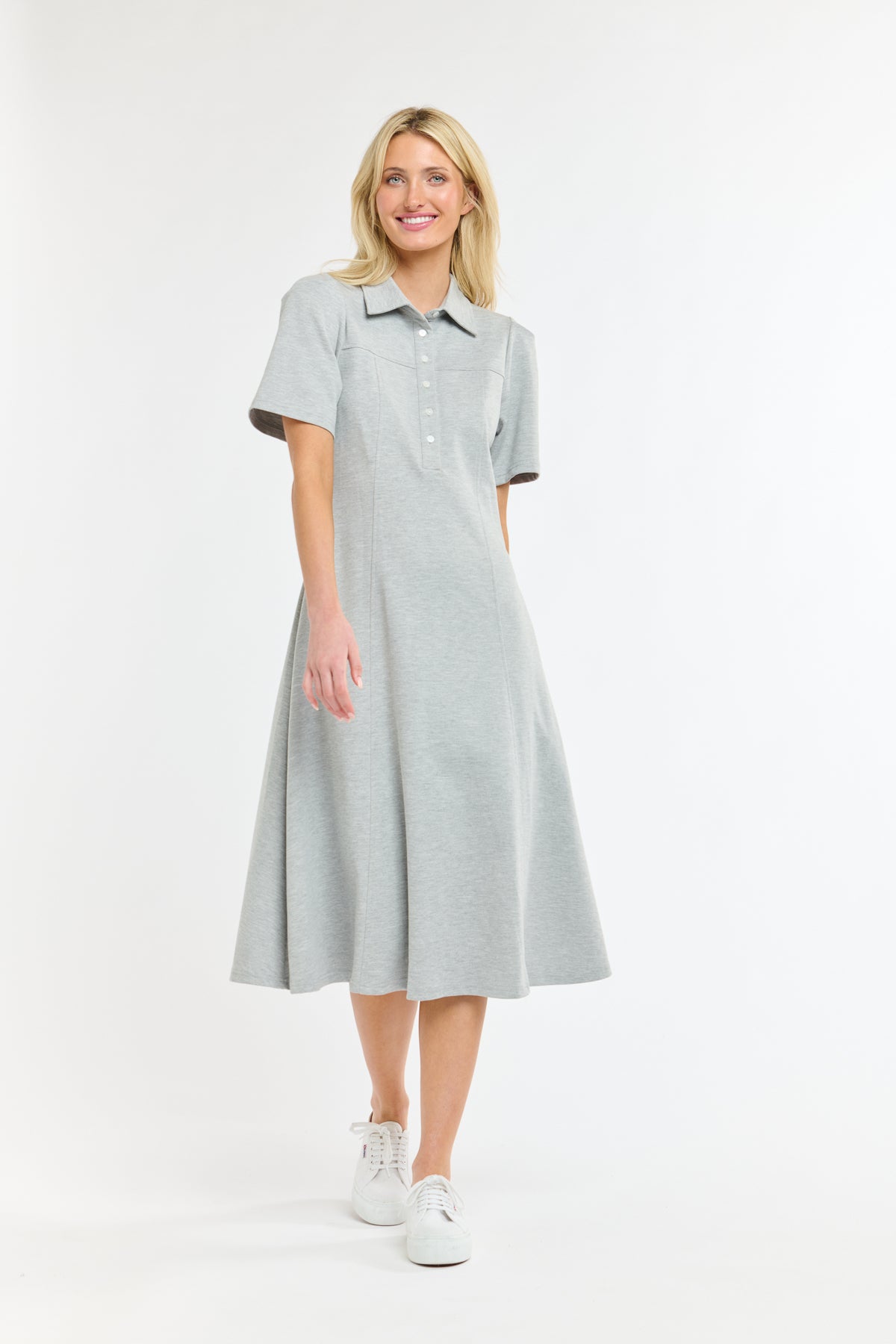 VOLLEY DRESS SILVER MARLE