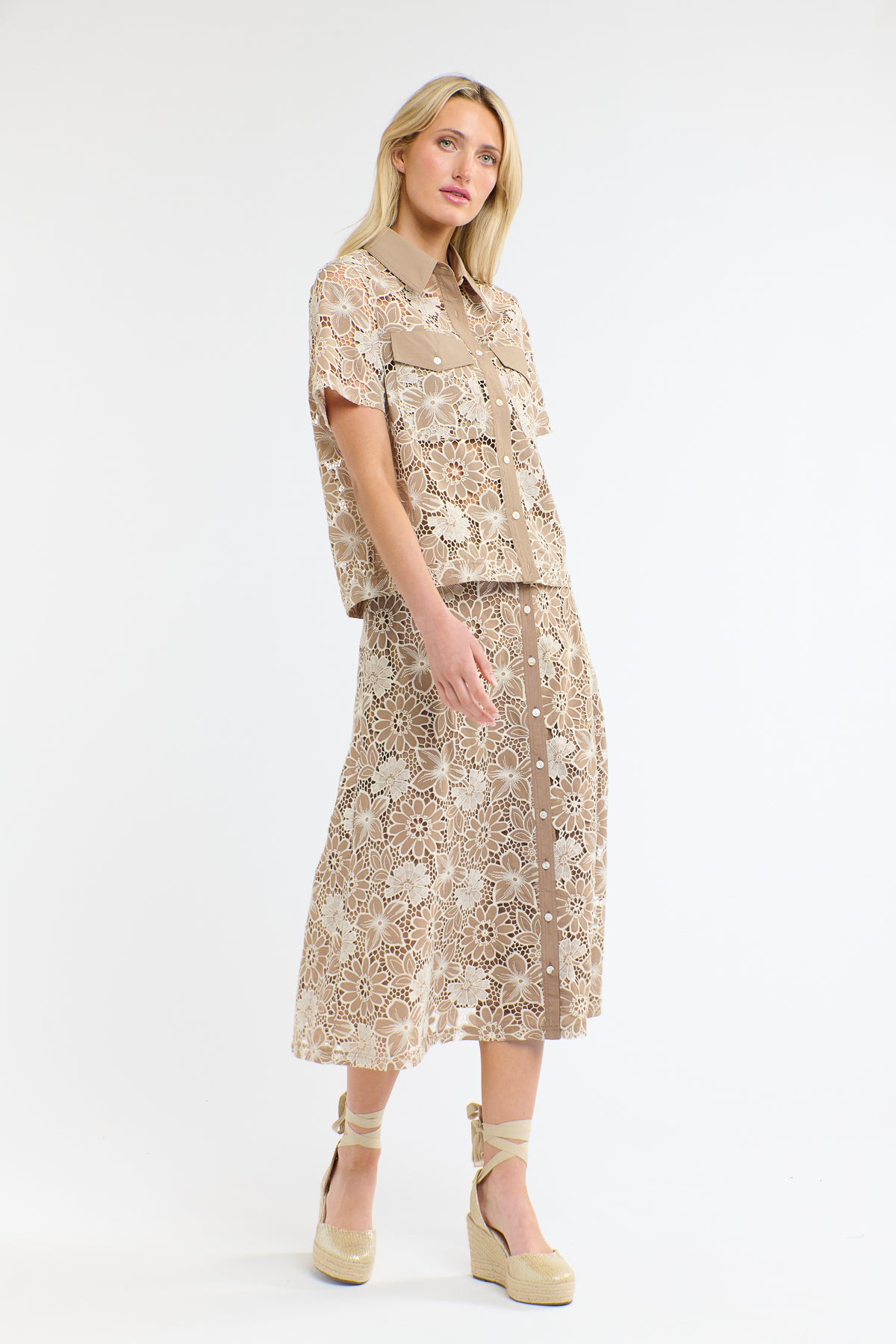 DAPHNE S/S JACKET COFFEE