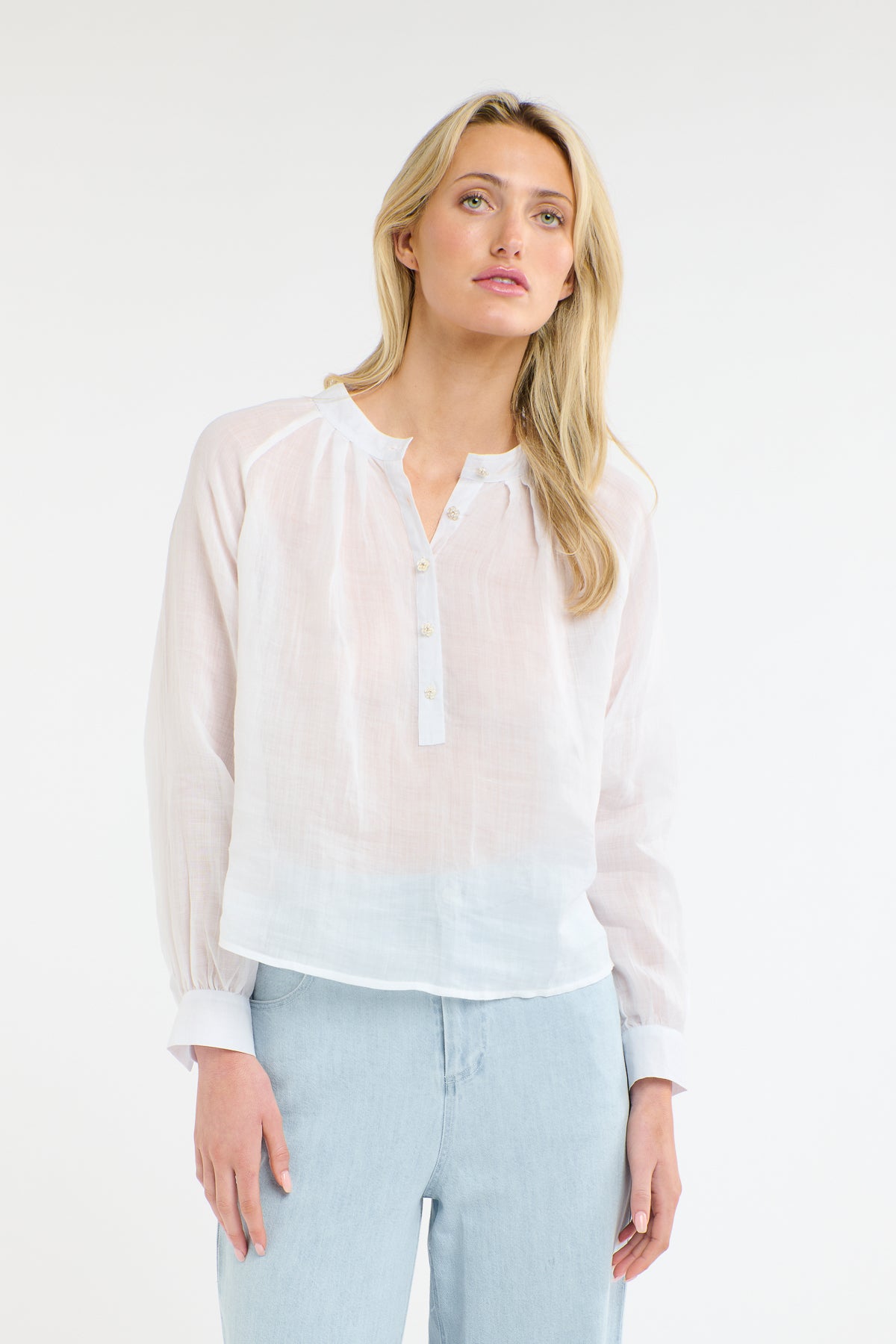 NATALIA BLOUSE WHITE