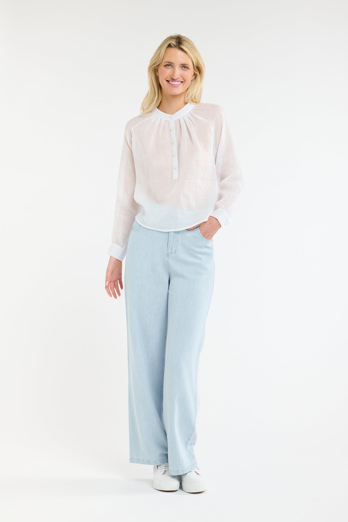 NATALIA BLOUSE WHITE