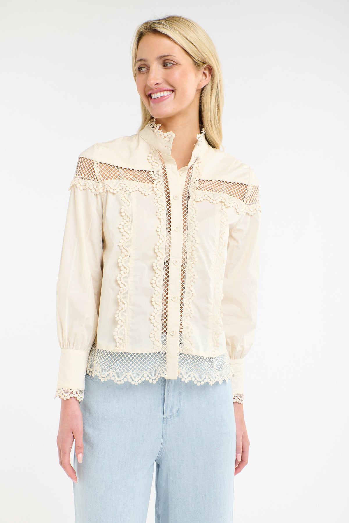 VICTORIA BLOUSE VANILLA
