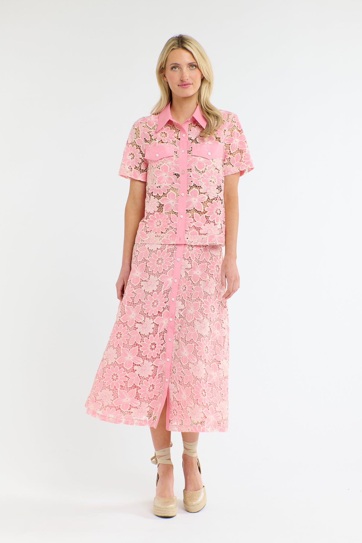 DAPHNE S/S JACKET CARNATION PINK