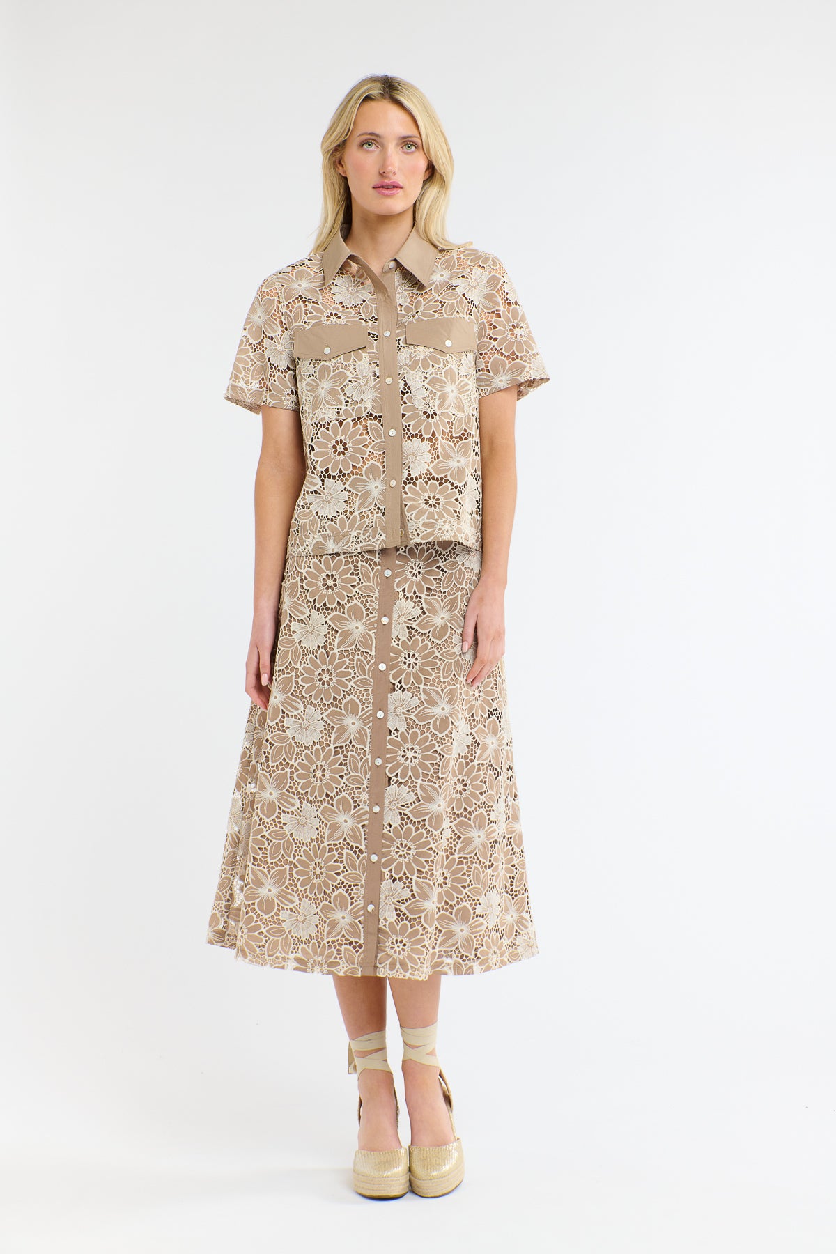 DAPHNE SKIRT COFFEE