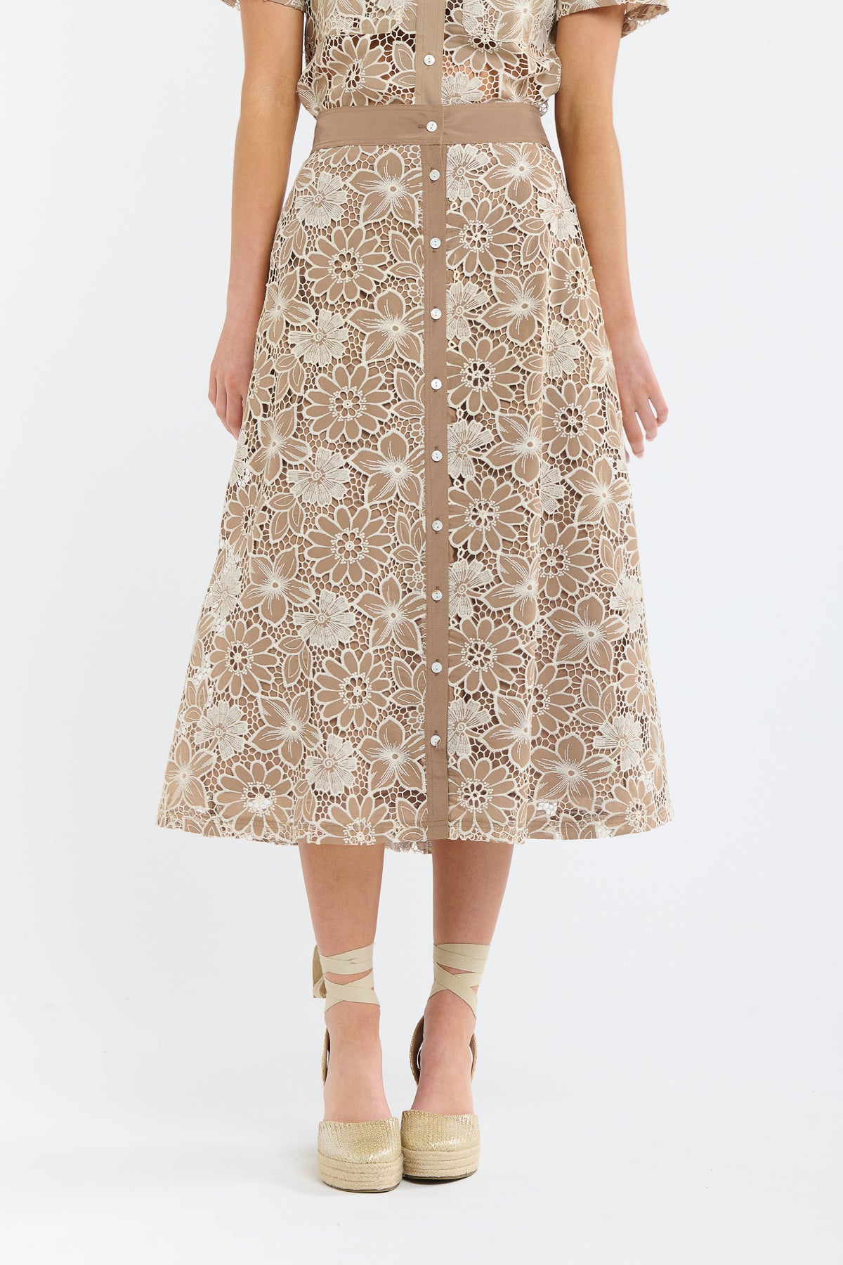 DAPHNE SKIRT COFFEE
