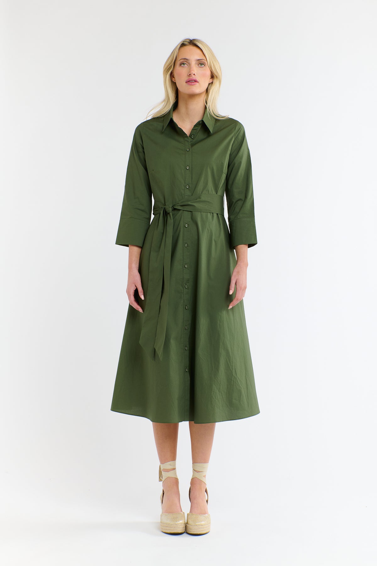 GRACE SHIRTDRESS KHAKI