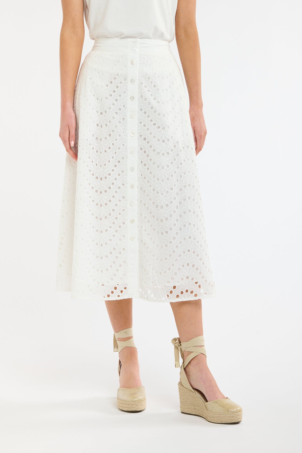 WILDEST DREAMS SKIRT WHITE