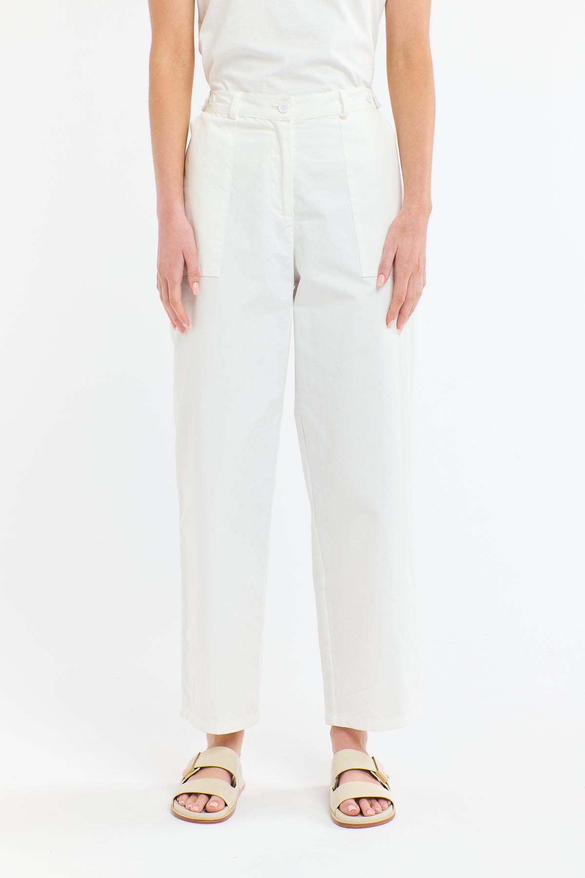 BELLE POCKET PANT WHITE