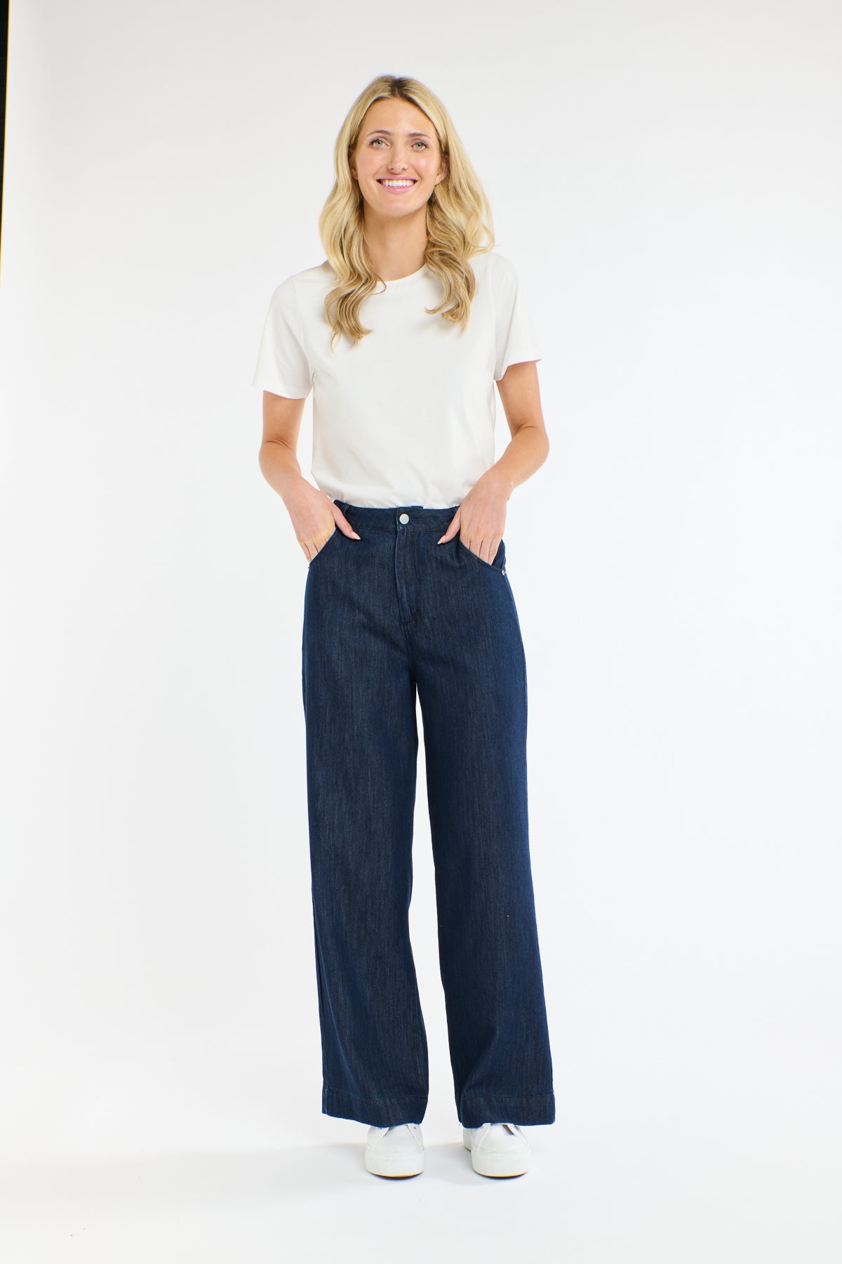 CELESTE TENCEL PANT DARK DENIM