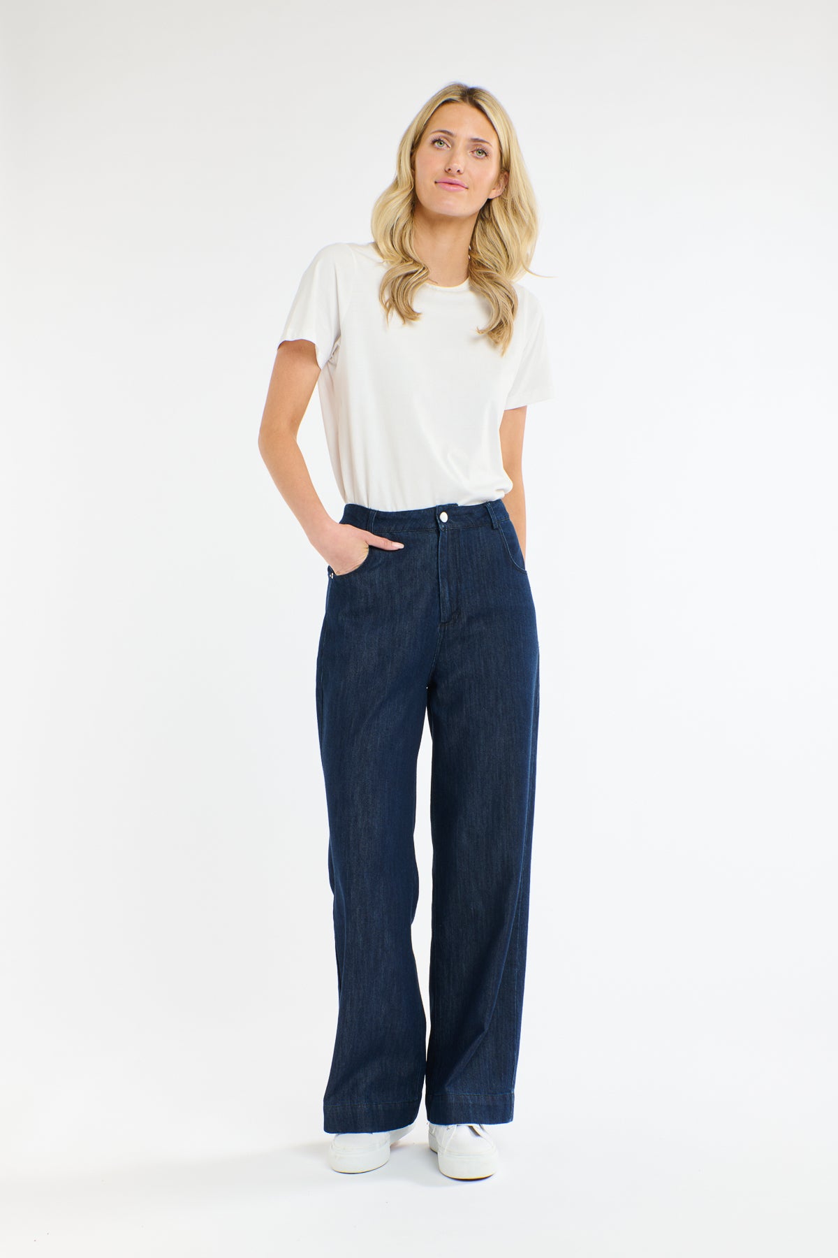 CELESTE TENCEL PANT DARK DENIM