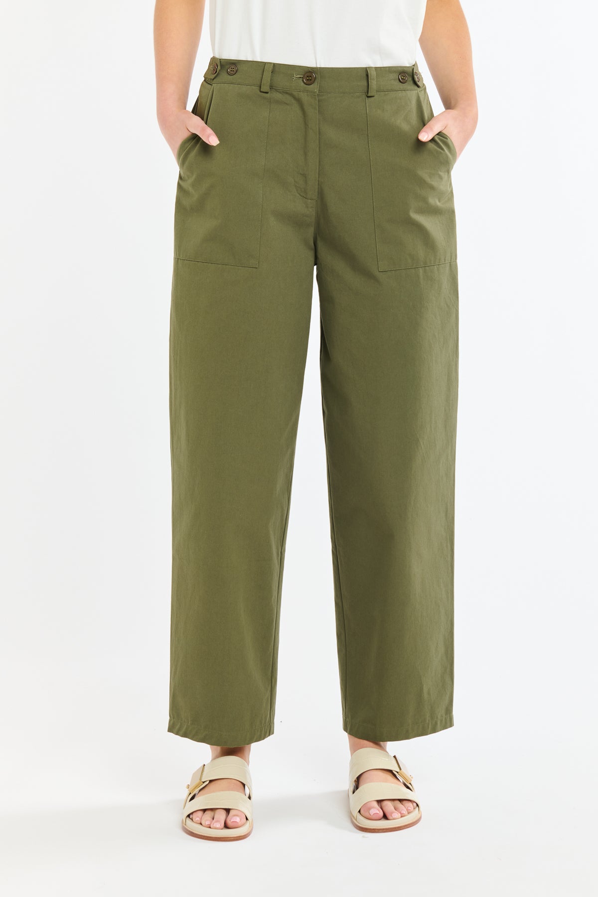 BELLE POCKET PANT KHAKI