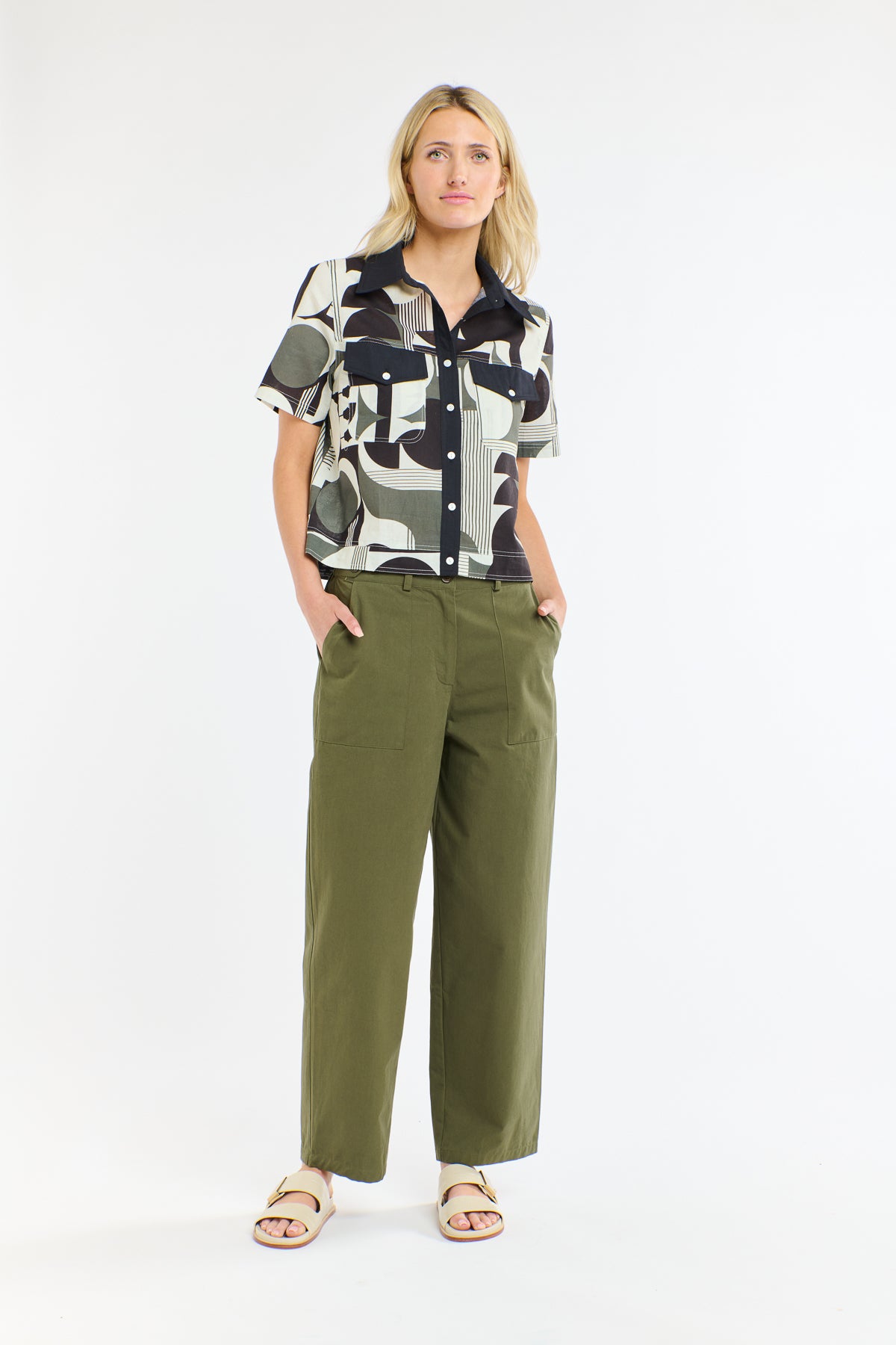 BELLE POCKET PANT KHAKI