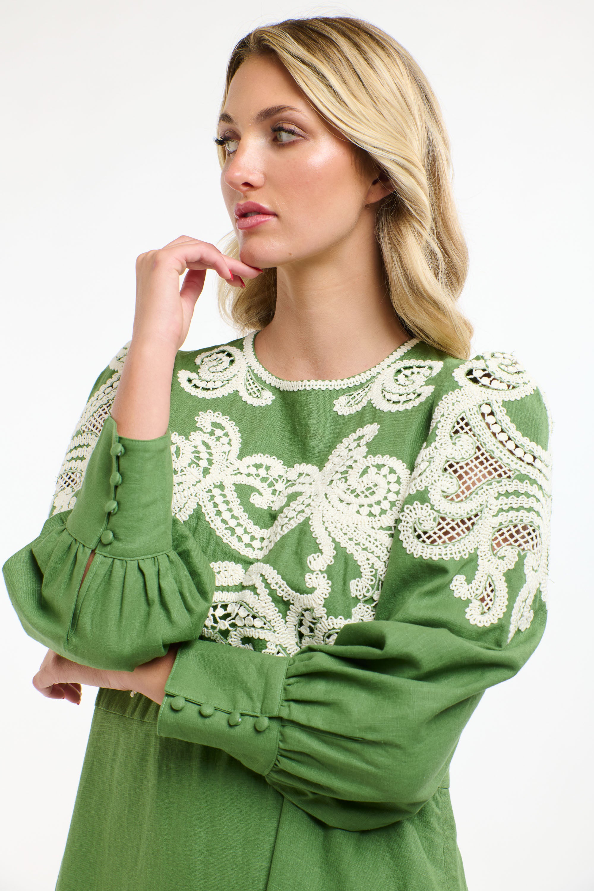 DANBURY DRESS CASTLETON GREEN