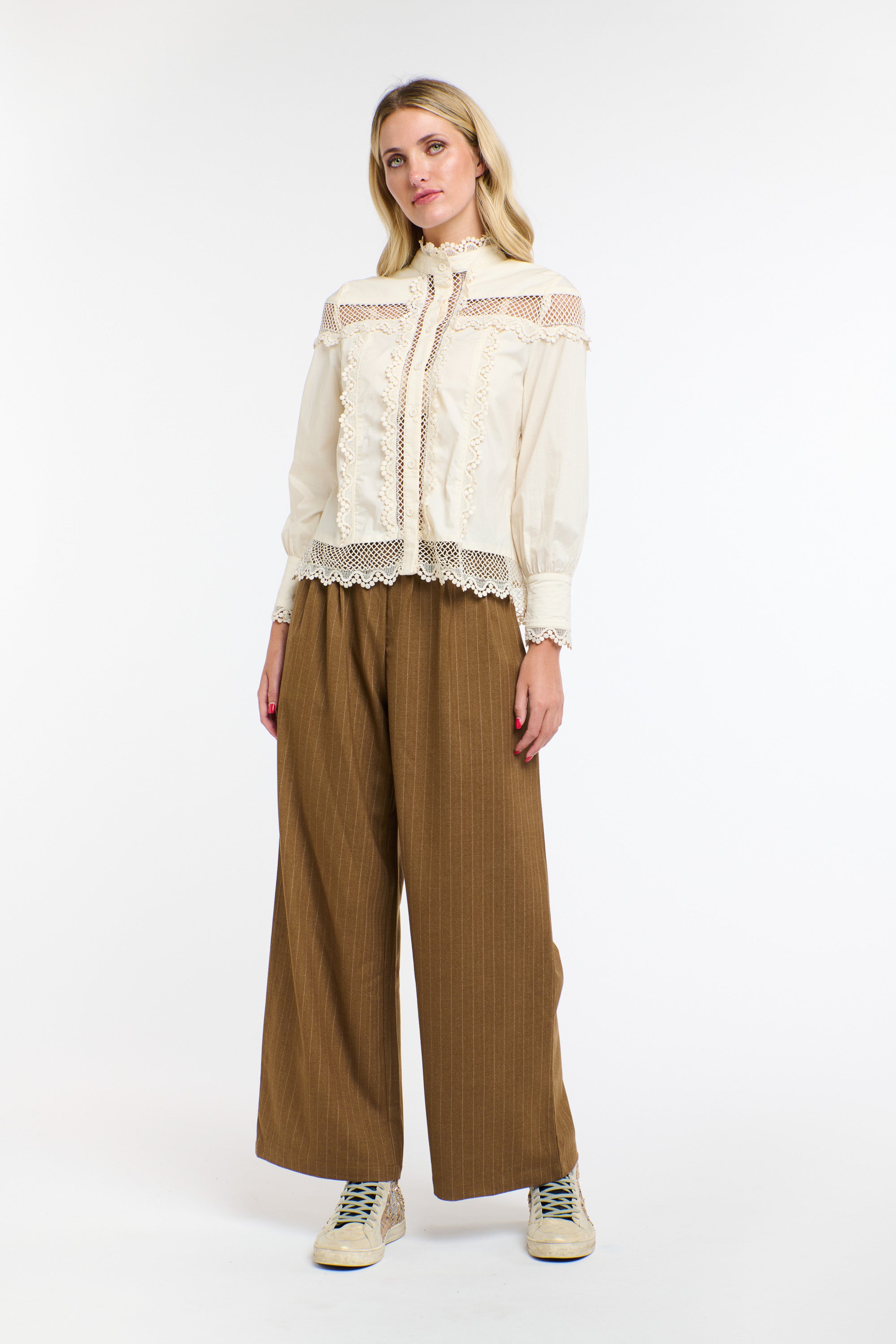 VICTORIA BLOUSE VANILLA
