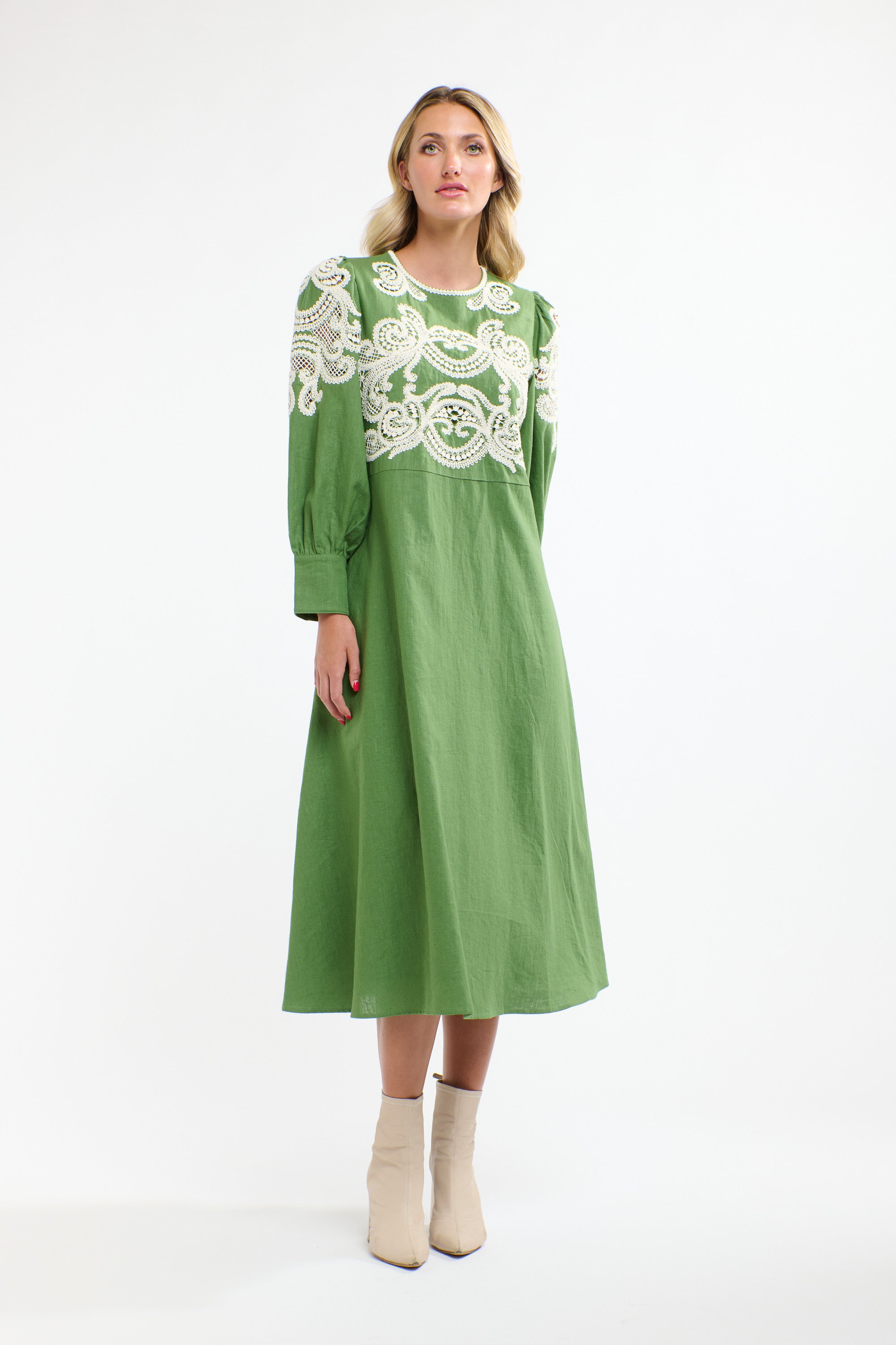 DANBURY DRESS CASTLETON GREEN