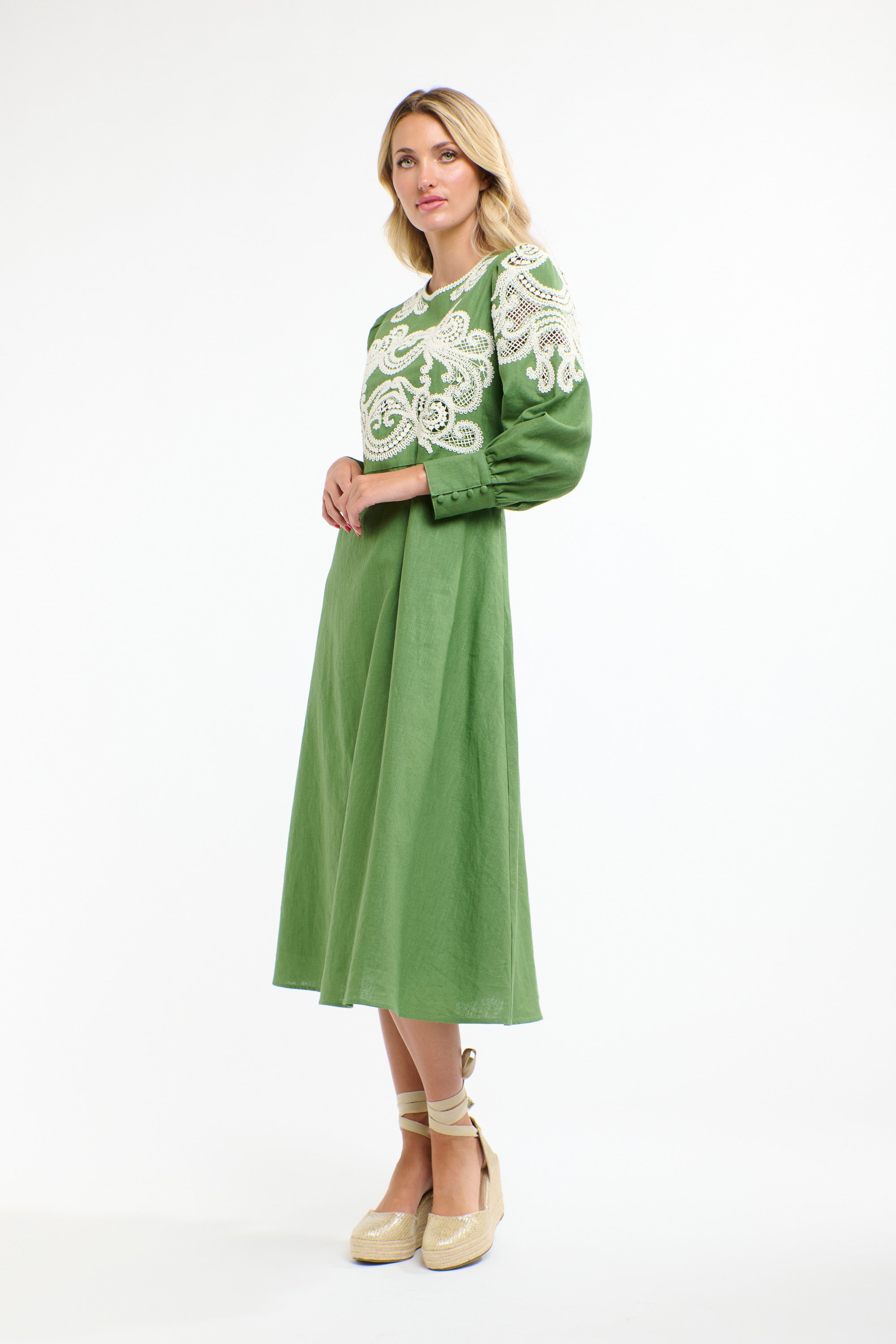 DANBURY DRESS CASTLETON GREEN